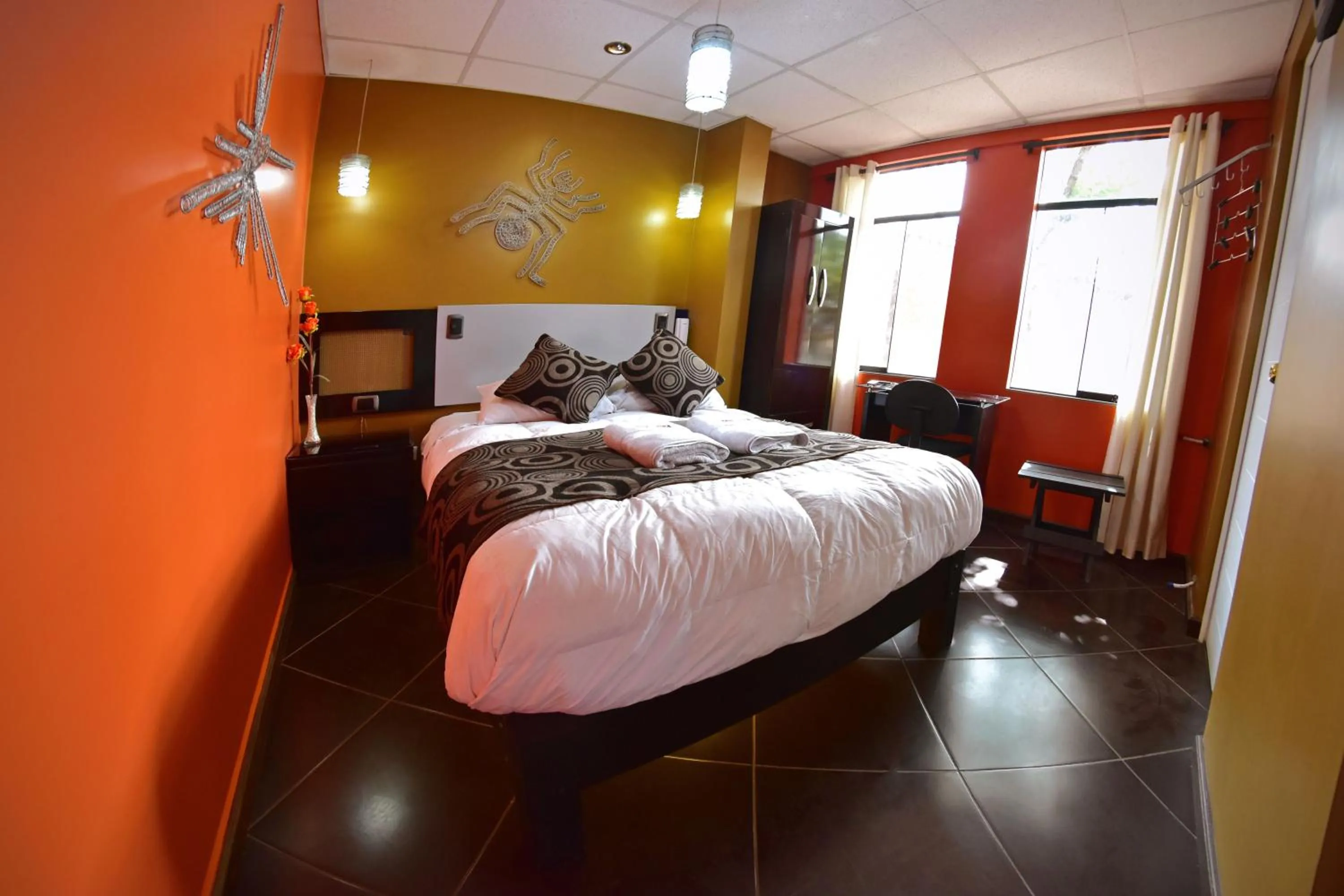 Decorative detail, Bed in Wifala Thematic Hotel Boutique