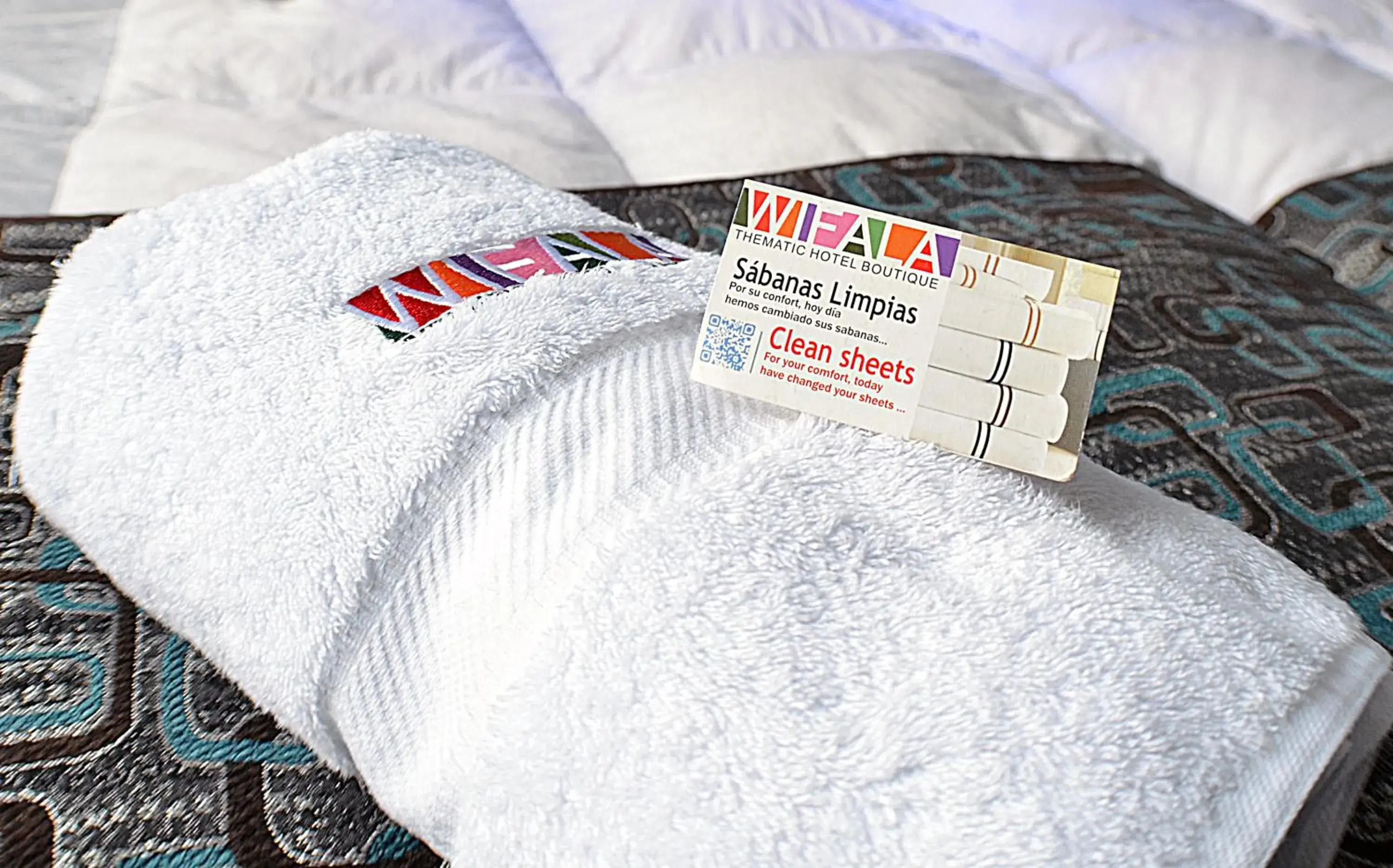 Decorative detail, Bed in Wifala Thematic Hotel Boutique Decorative detail, Bed in Wifala Thematic Hotel Boutique