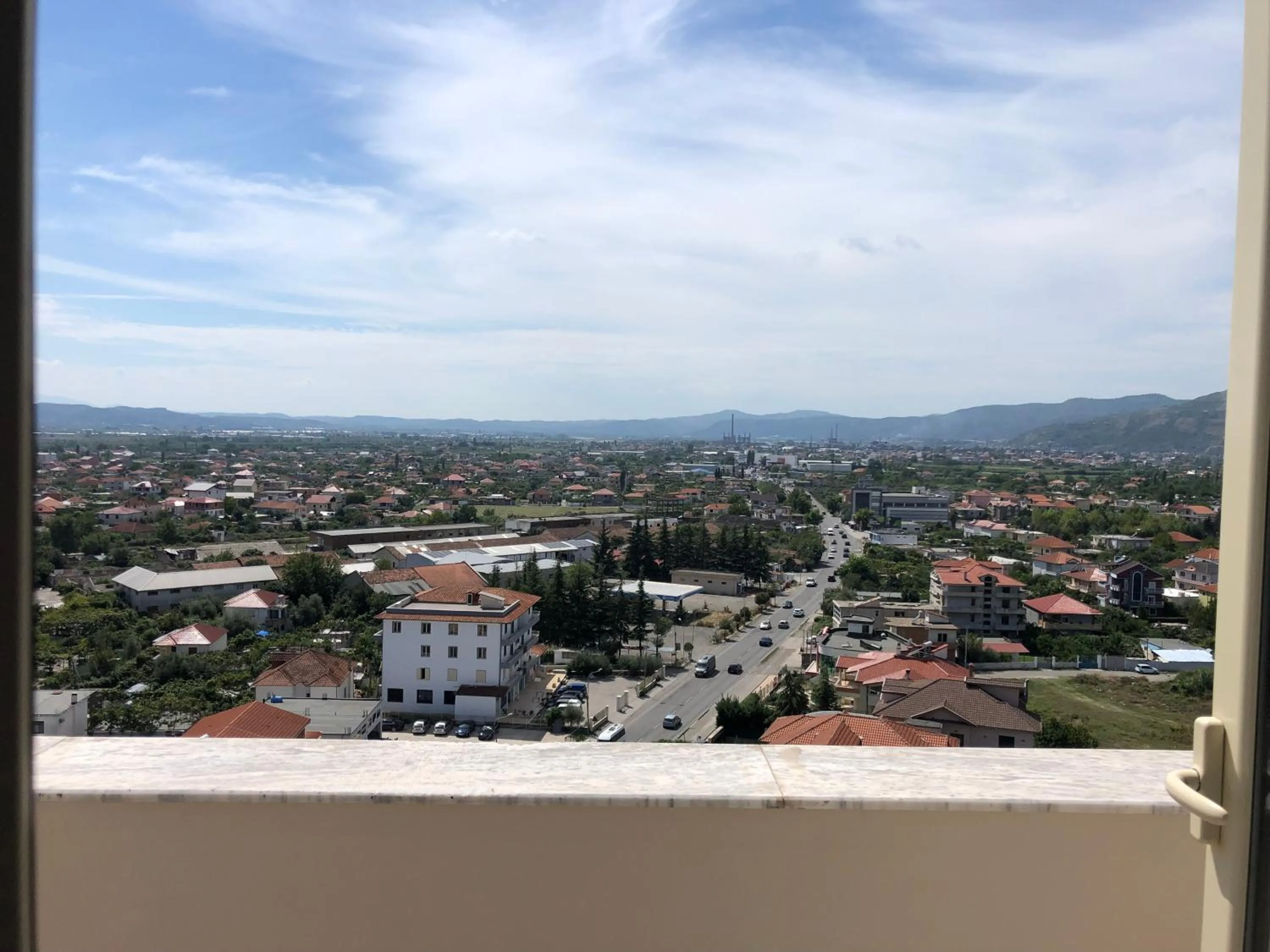 City view in Rezidenca SHOPI Apartments