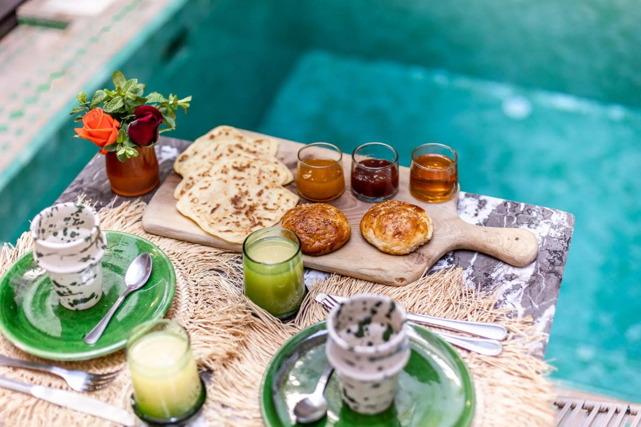 Food and drinks in Riad Dar Elma And Spa
