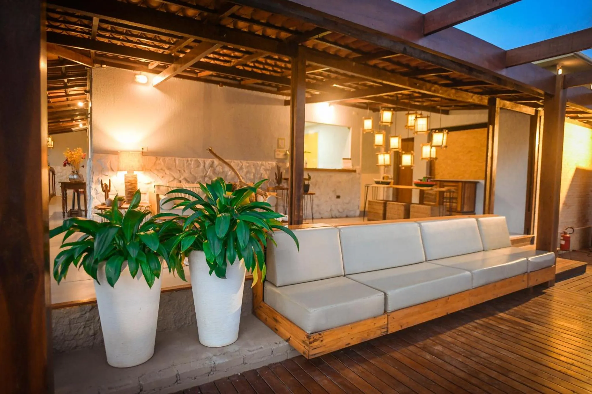 Restaurant/places to eat in Ecocharme Pousada do Marcilio