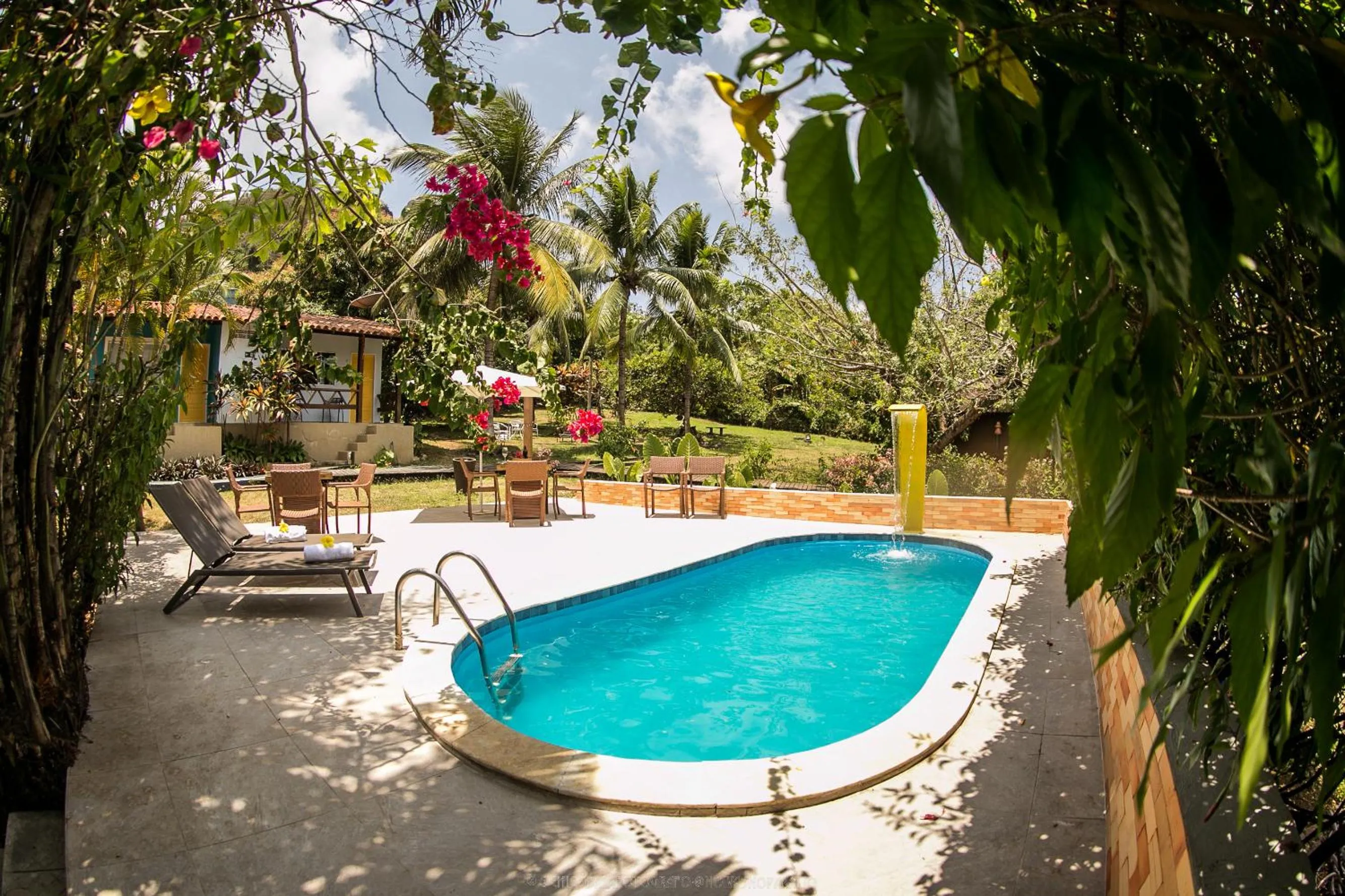 Patio in Ecocharme Pousada do Marcilio