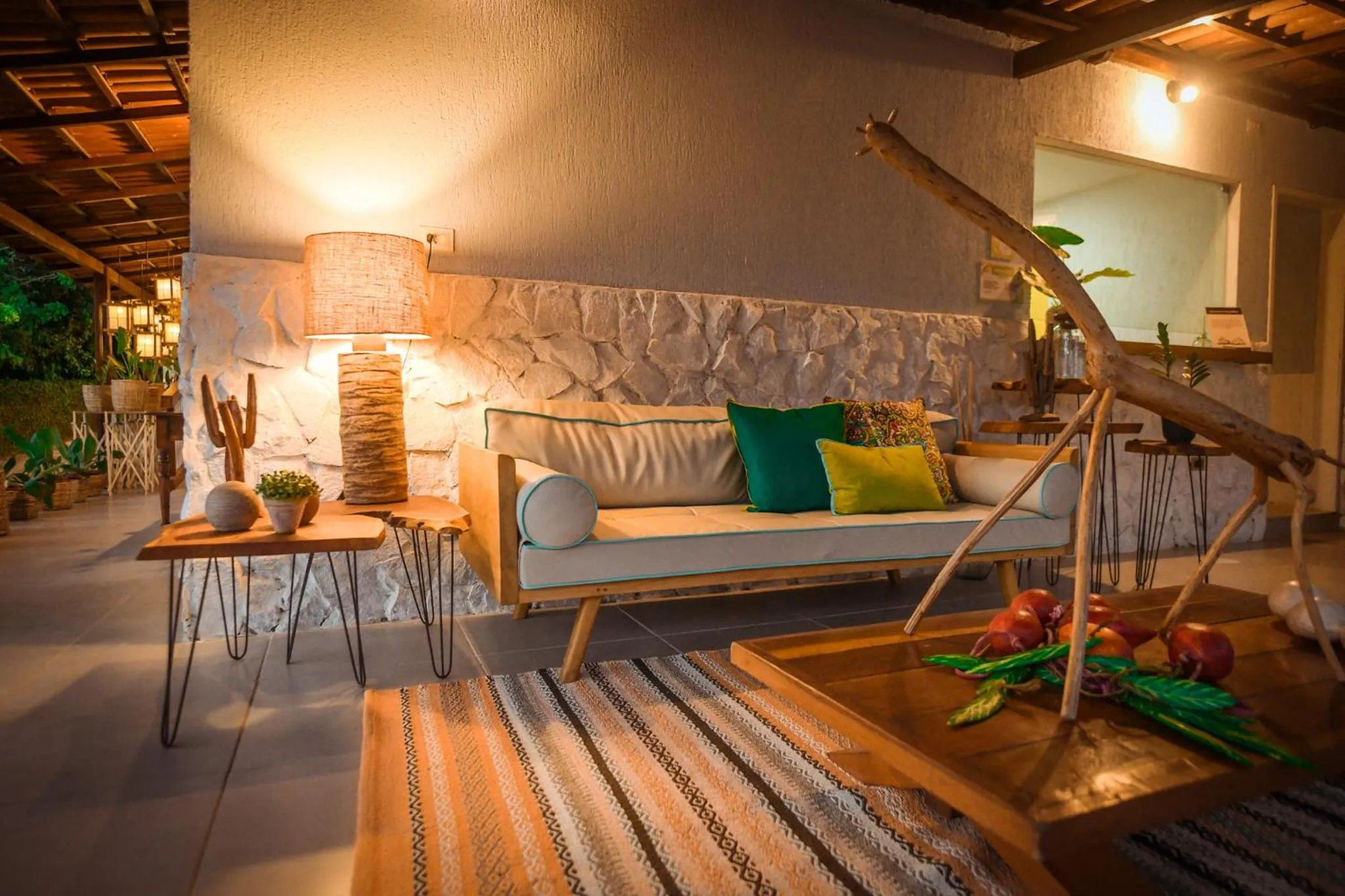 Lobby or reception in Ecocharme Pousada do Marcilio