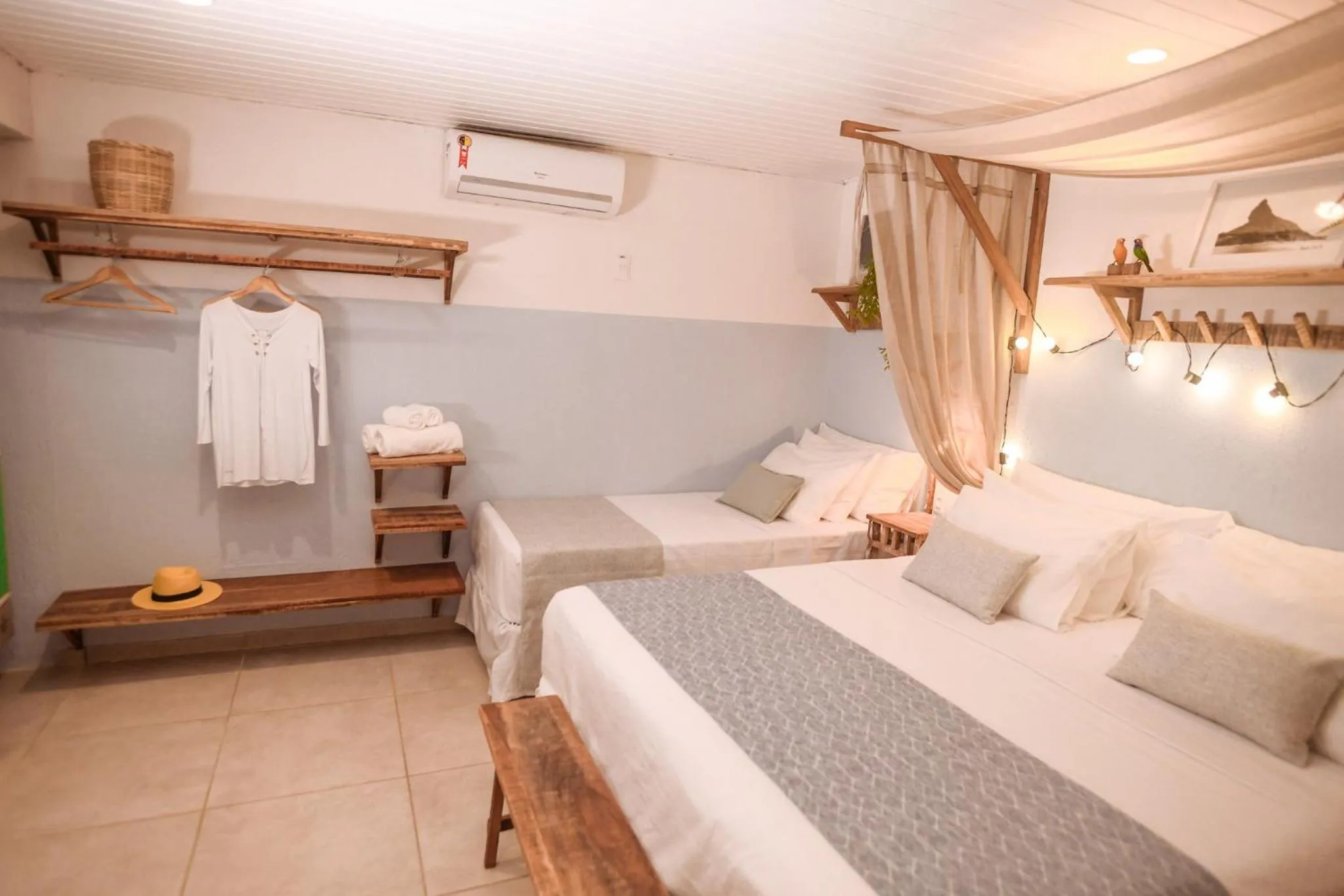 View (from property/room), Bed in Ecocharme Pousada do Marcilio