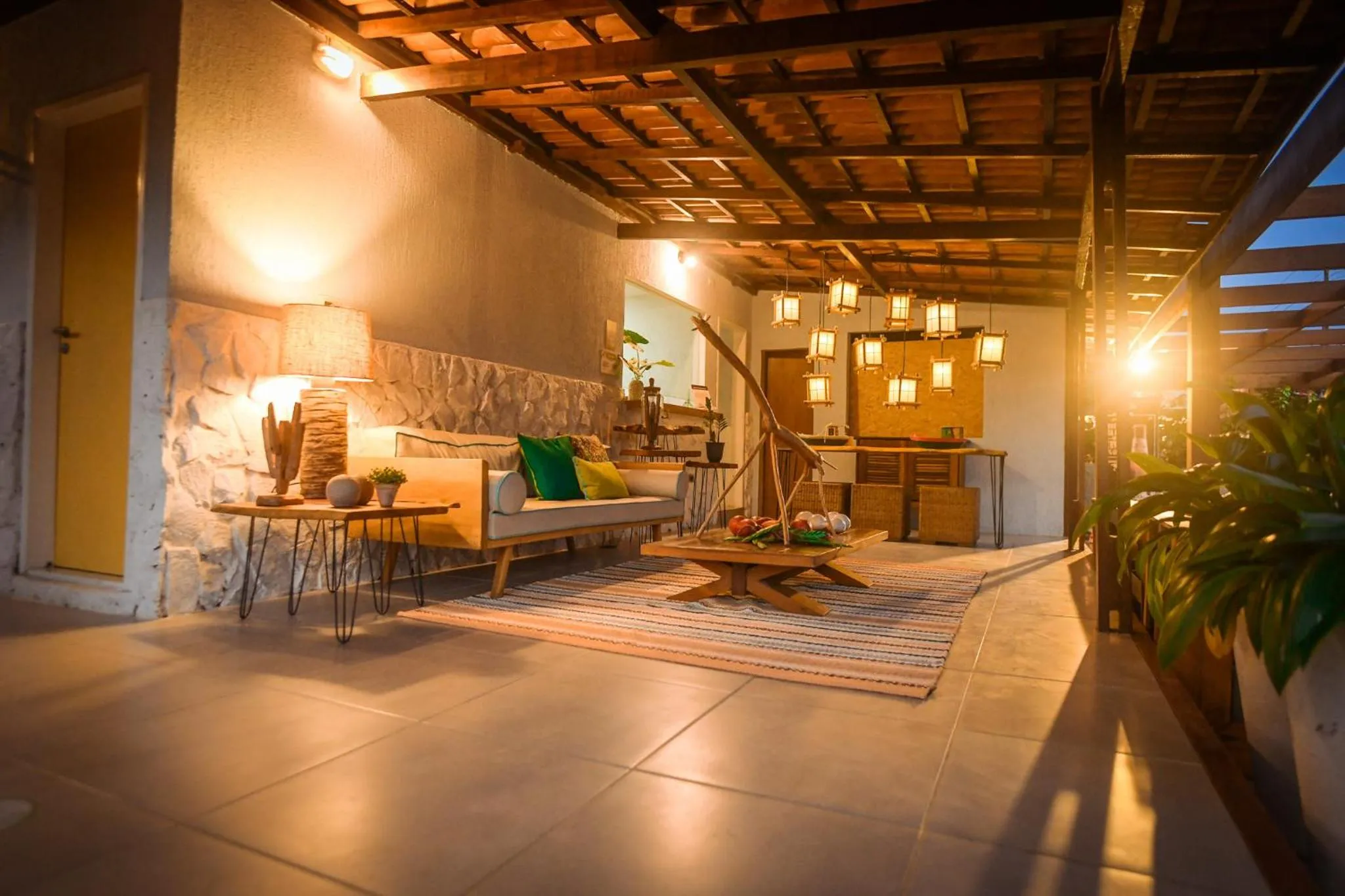 Lobby or reception in Ecocharme Pousada do Marcilio