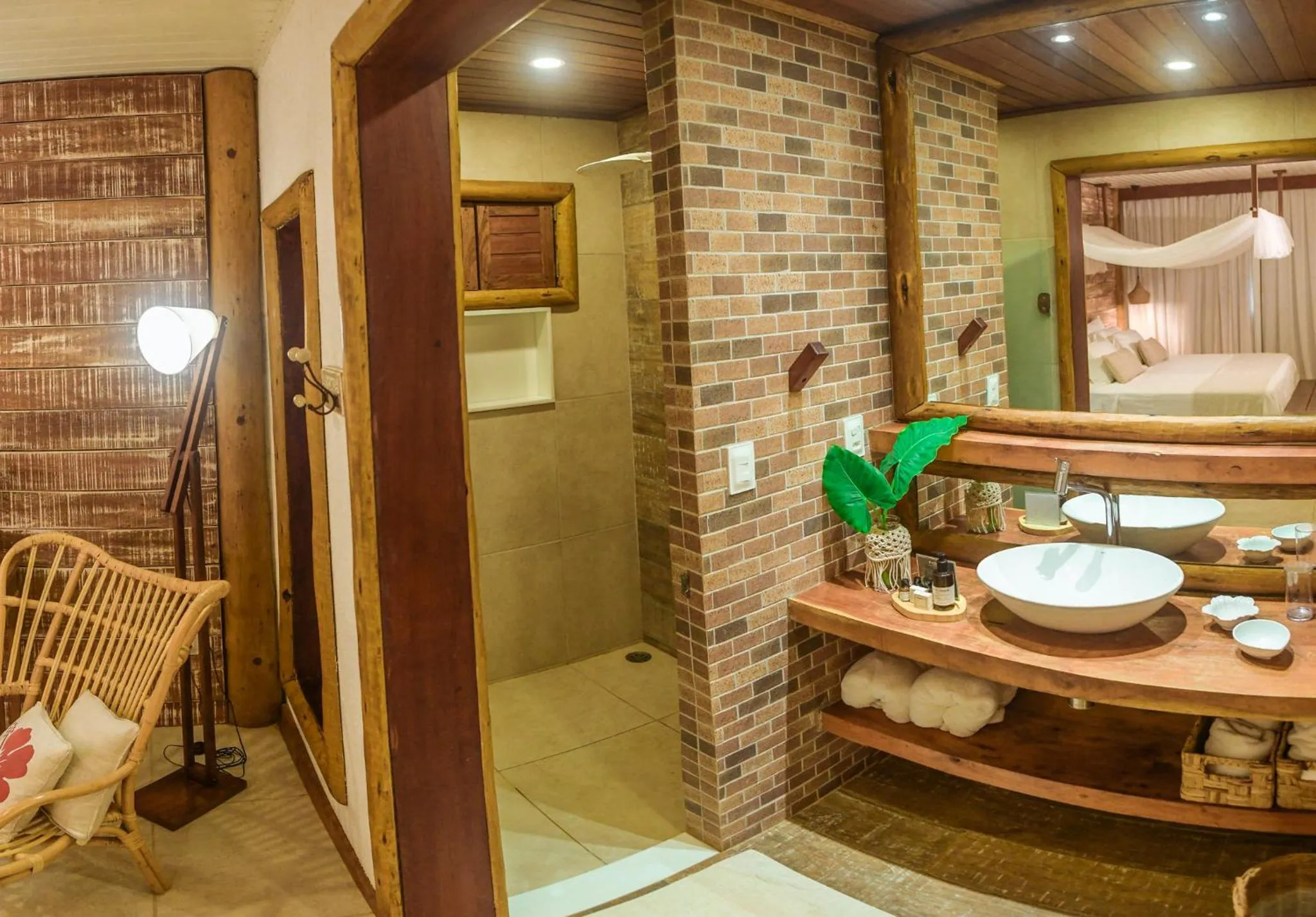 Bathroom in Ecocharme Pousada do Marcilio