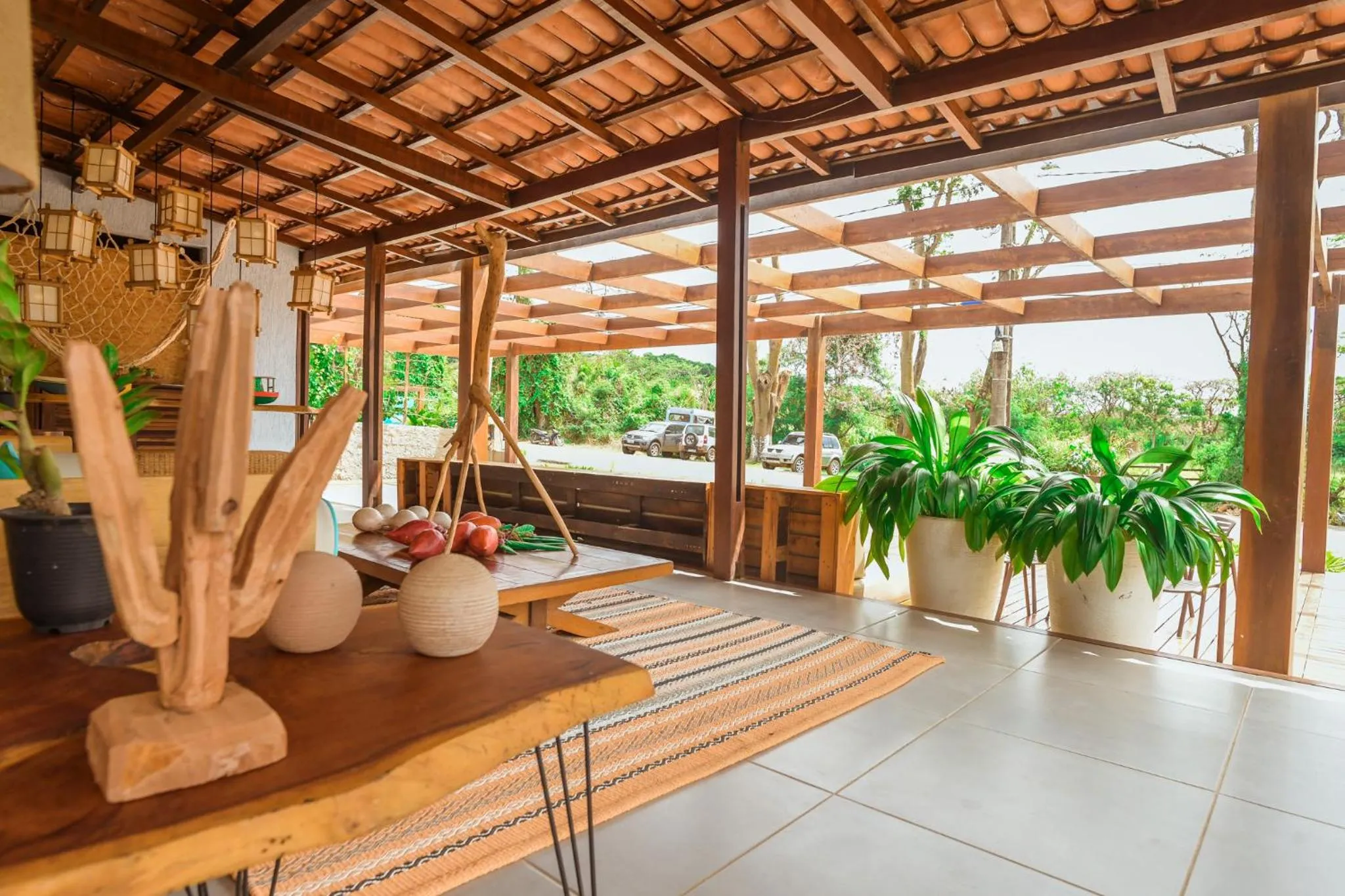 Balcony/Terrace in Ecocharme Pousada do Marcilio
