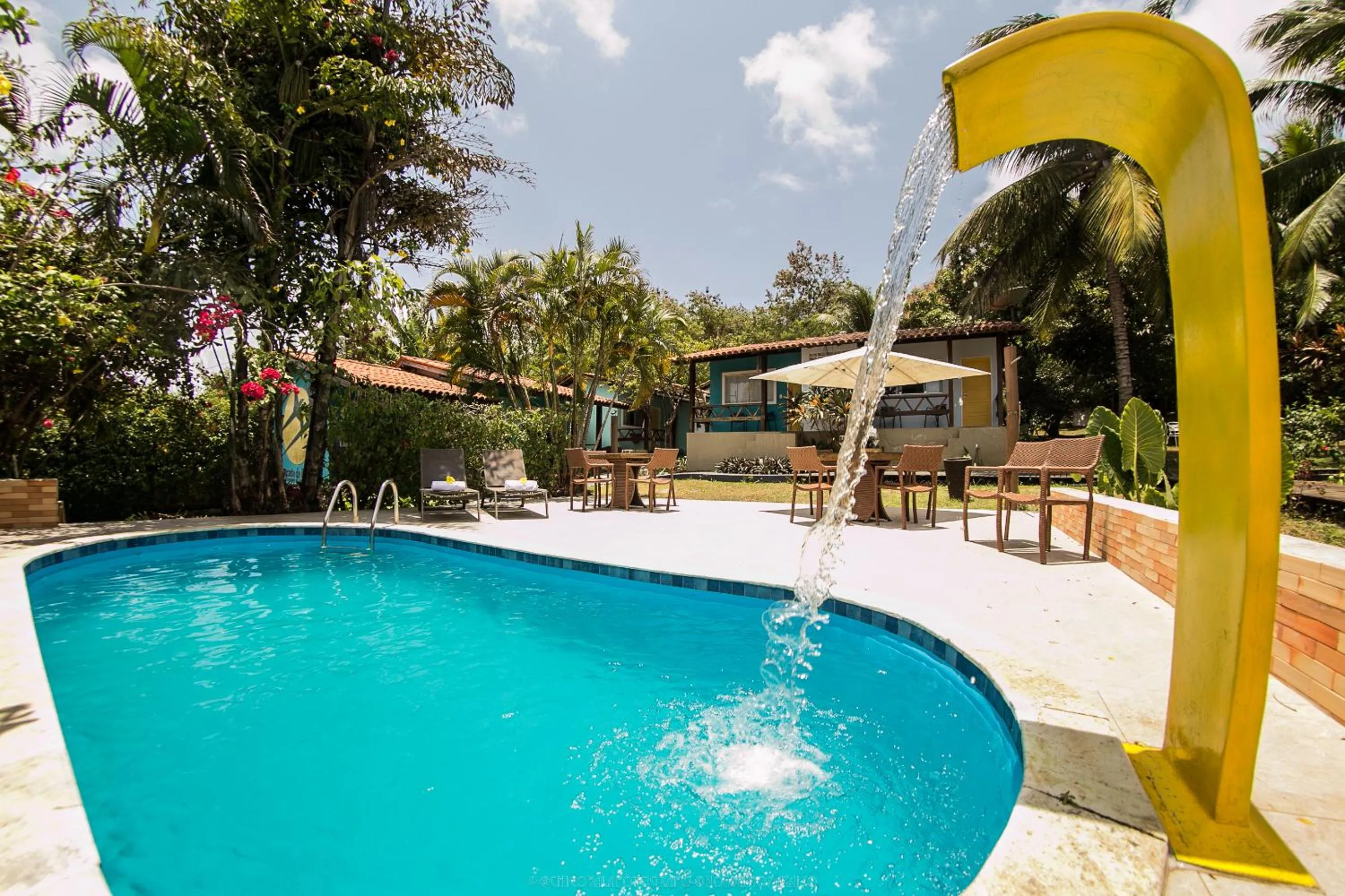 Patio in Ecocharme Pousada do Marcilio