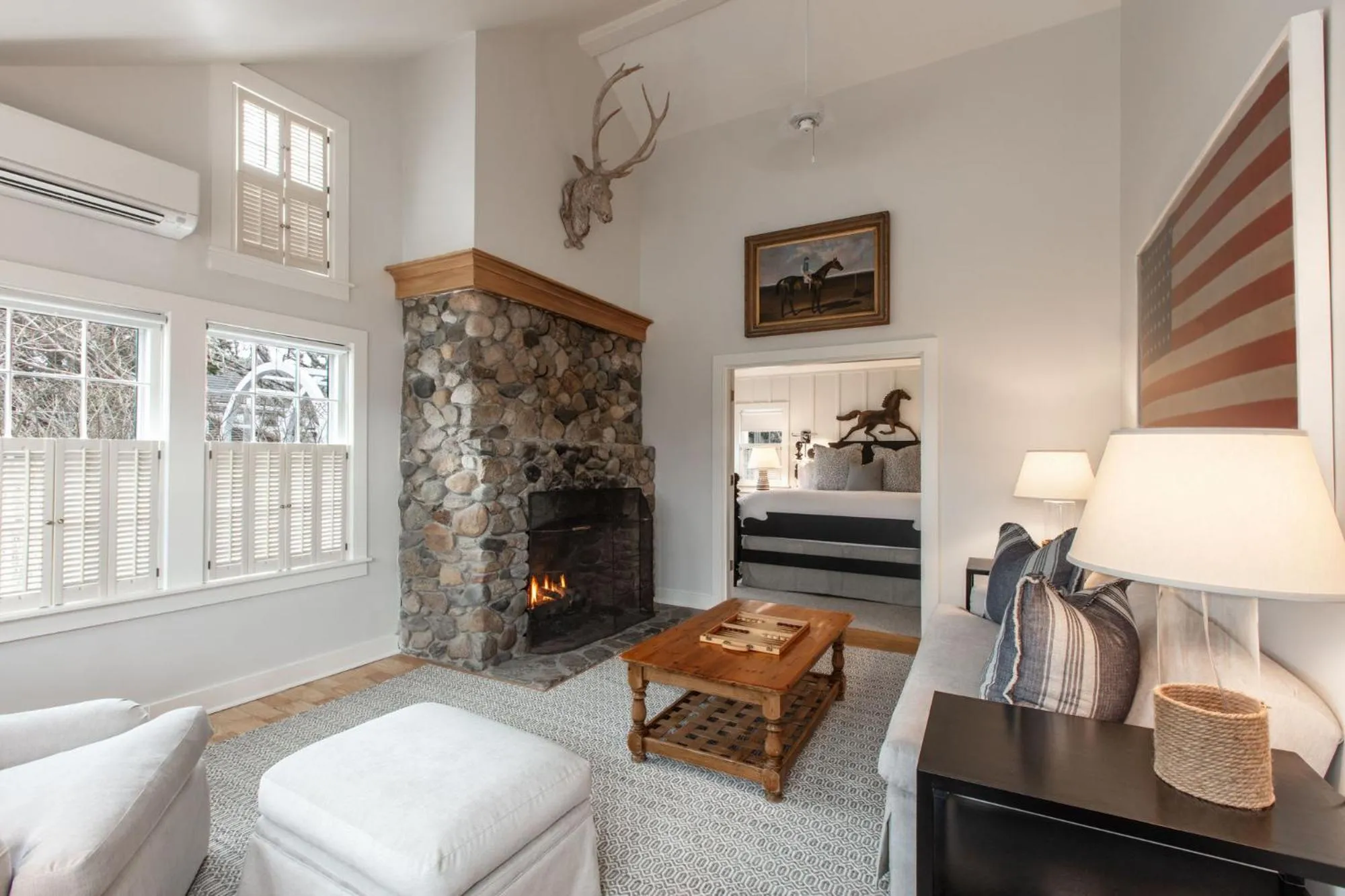 Living room in The Wauwinet Nantucket