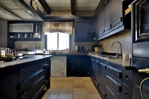 Communal kitchen in Casa Rural Ecuestre