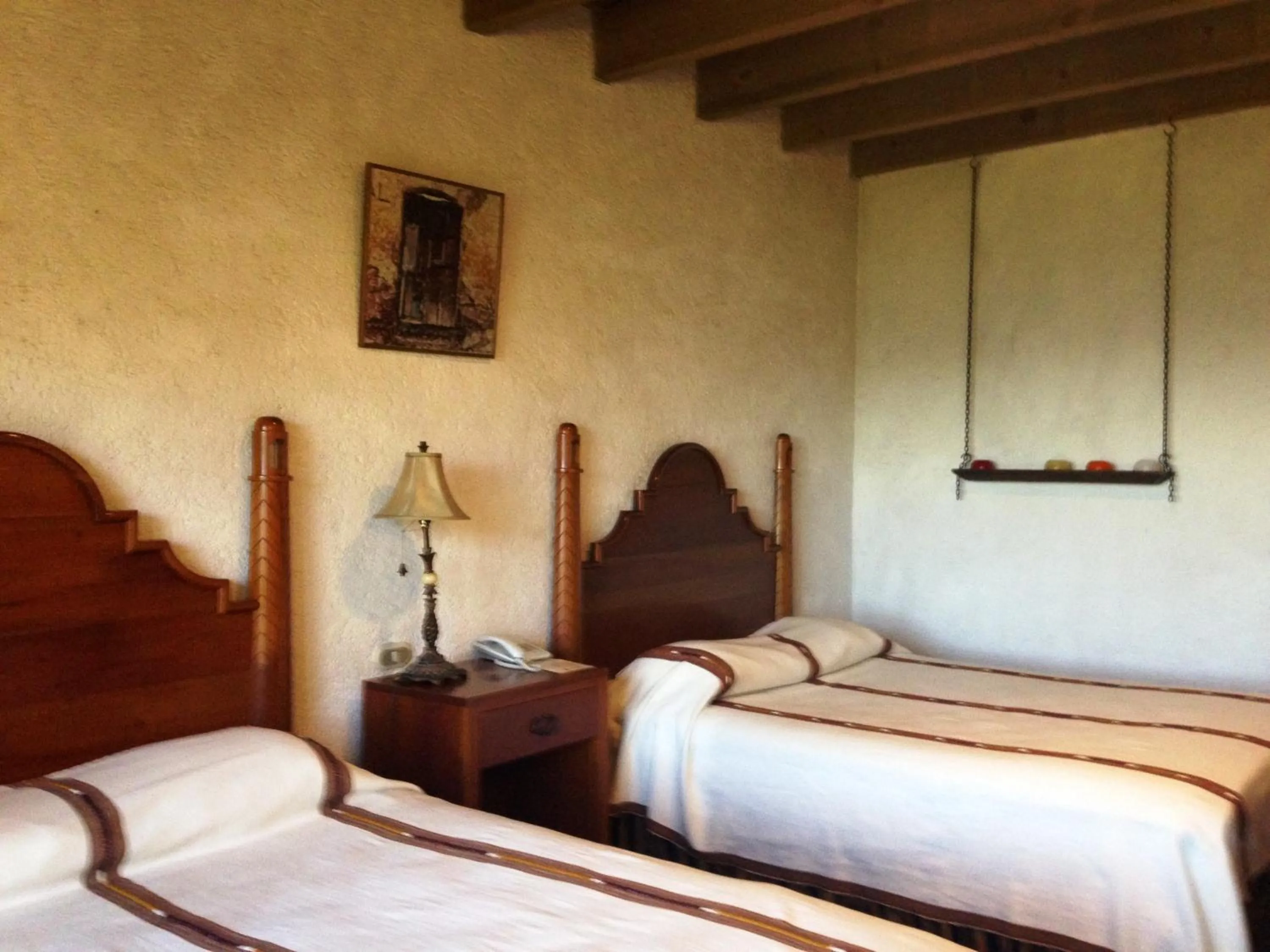 Bed in Hotel Posada de Don Rodrigo Panajachel