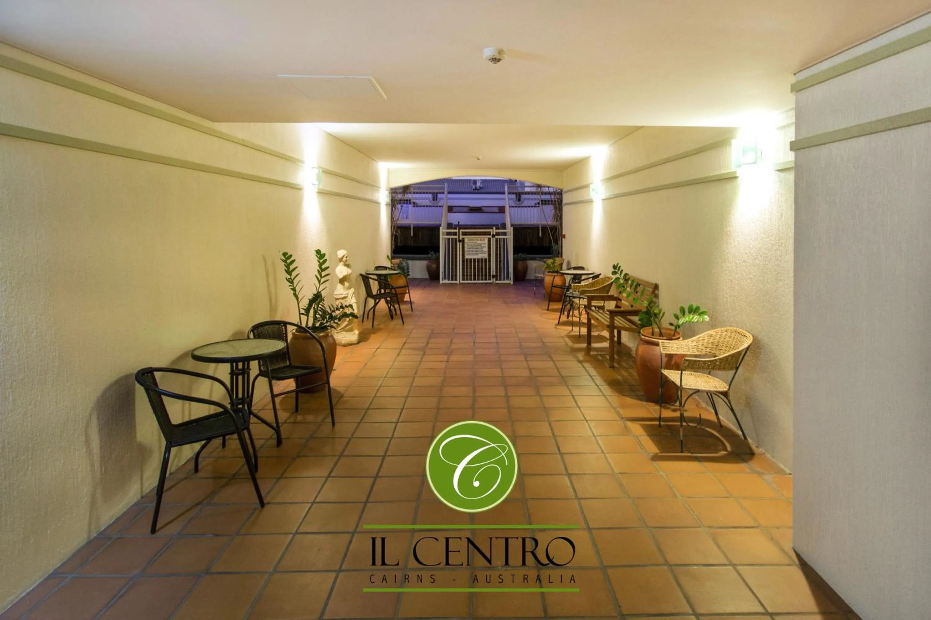 Patio in Il Centro Apartment Hotel