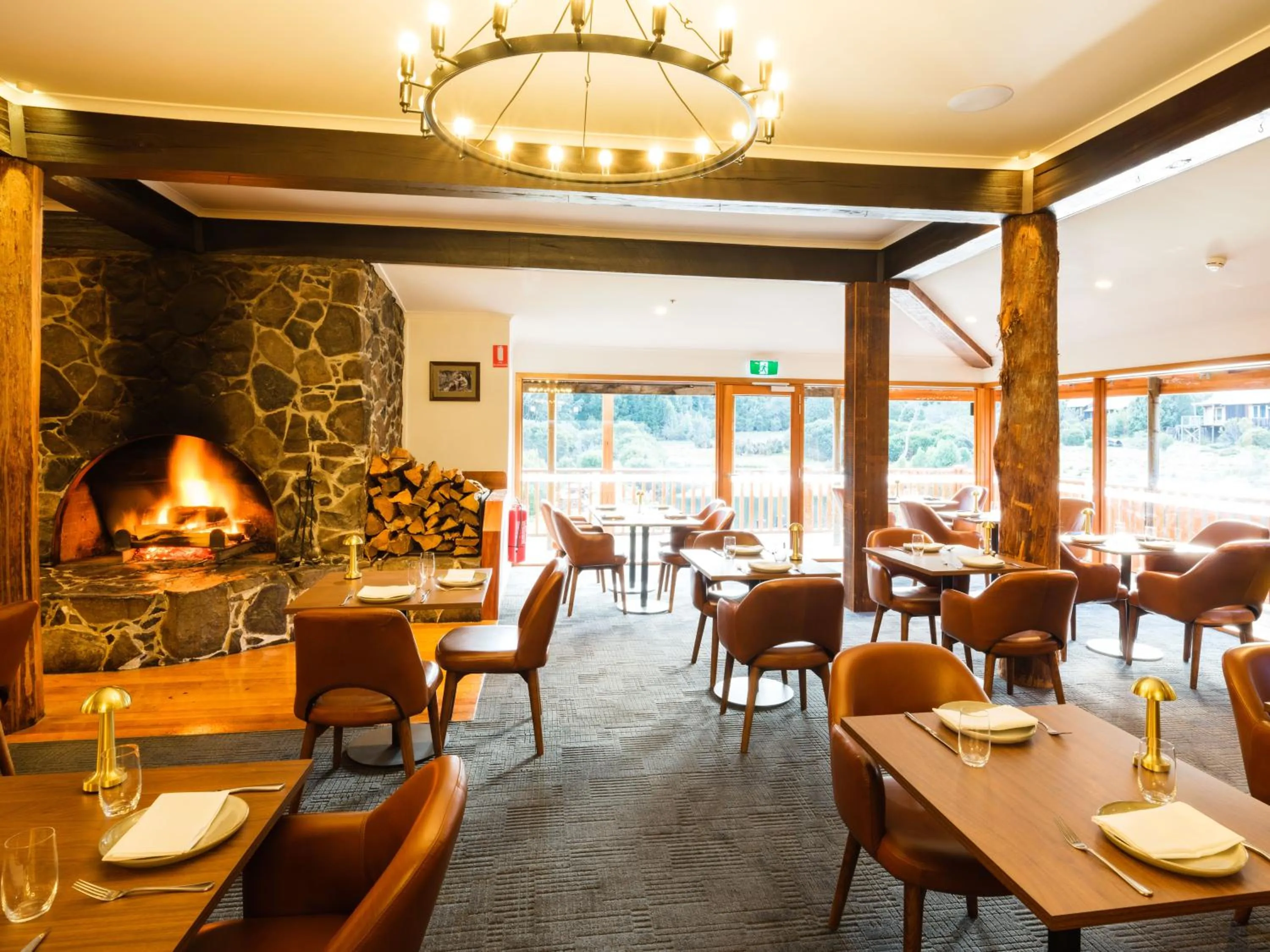 Restaurant/places to eat in Peppers Cradle Mountain Lodge