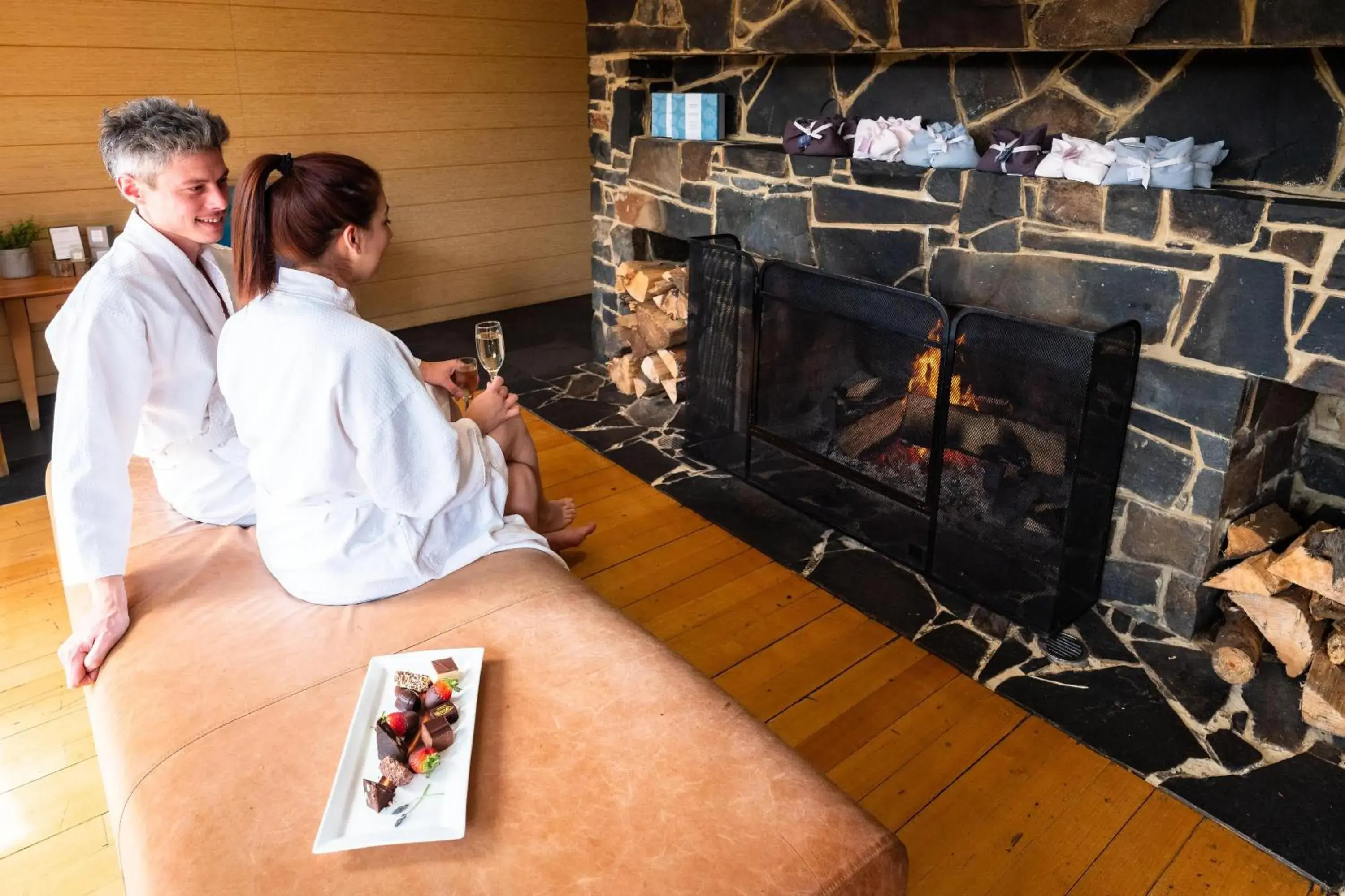 Spa and wellness centre/facilities in Peppers Cradle Mountain Lodge Spa and wellness centre/facilities in Peppers Cradle Mountain Lodge