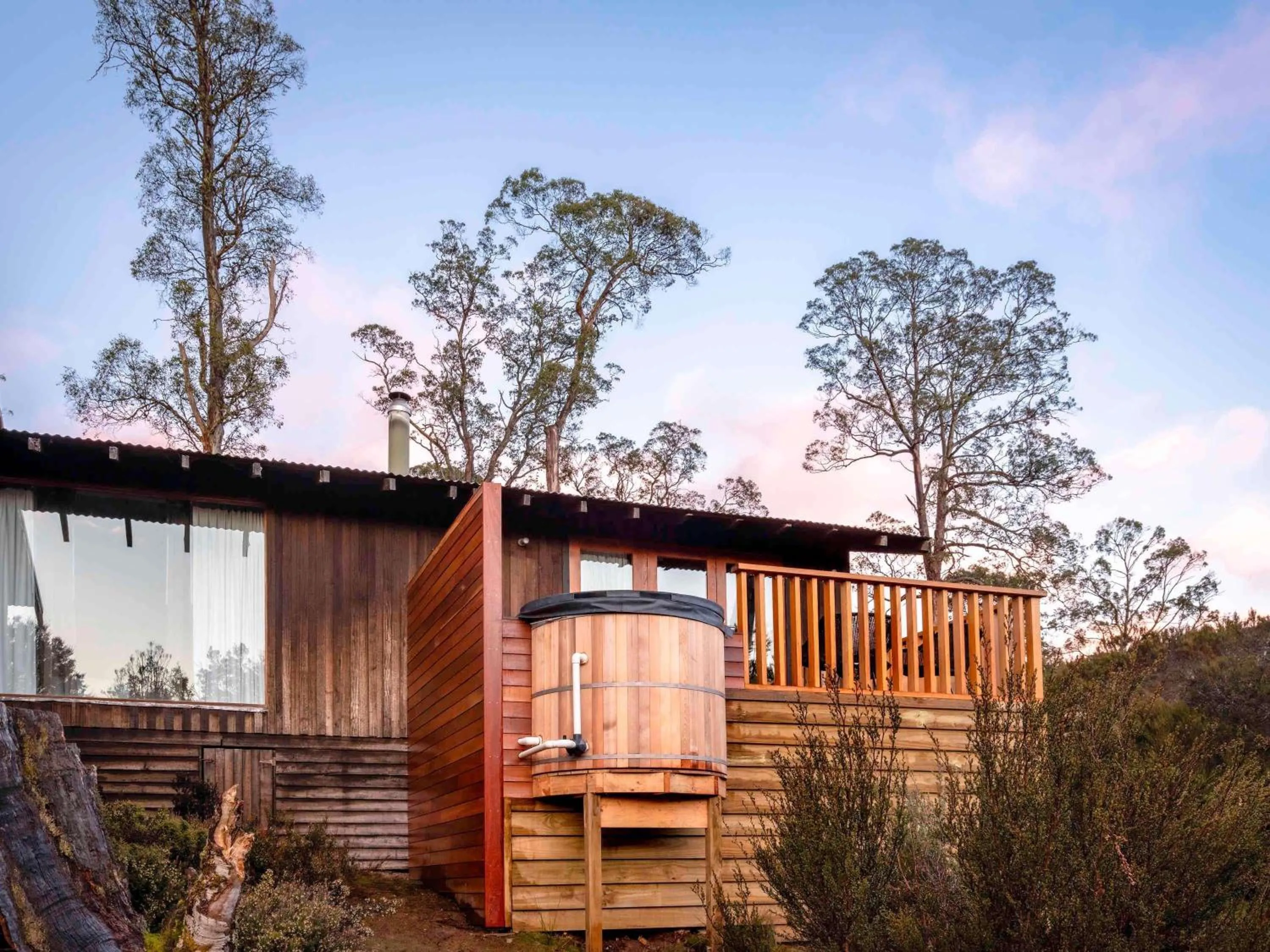 Property building in Peppers Cradle Mountain Lodge