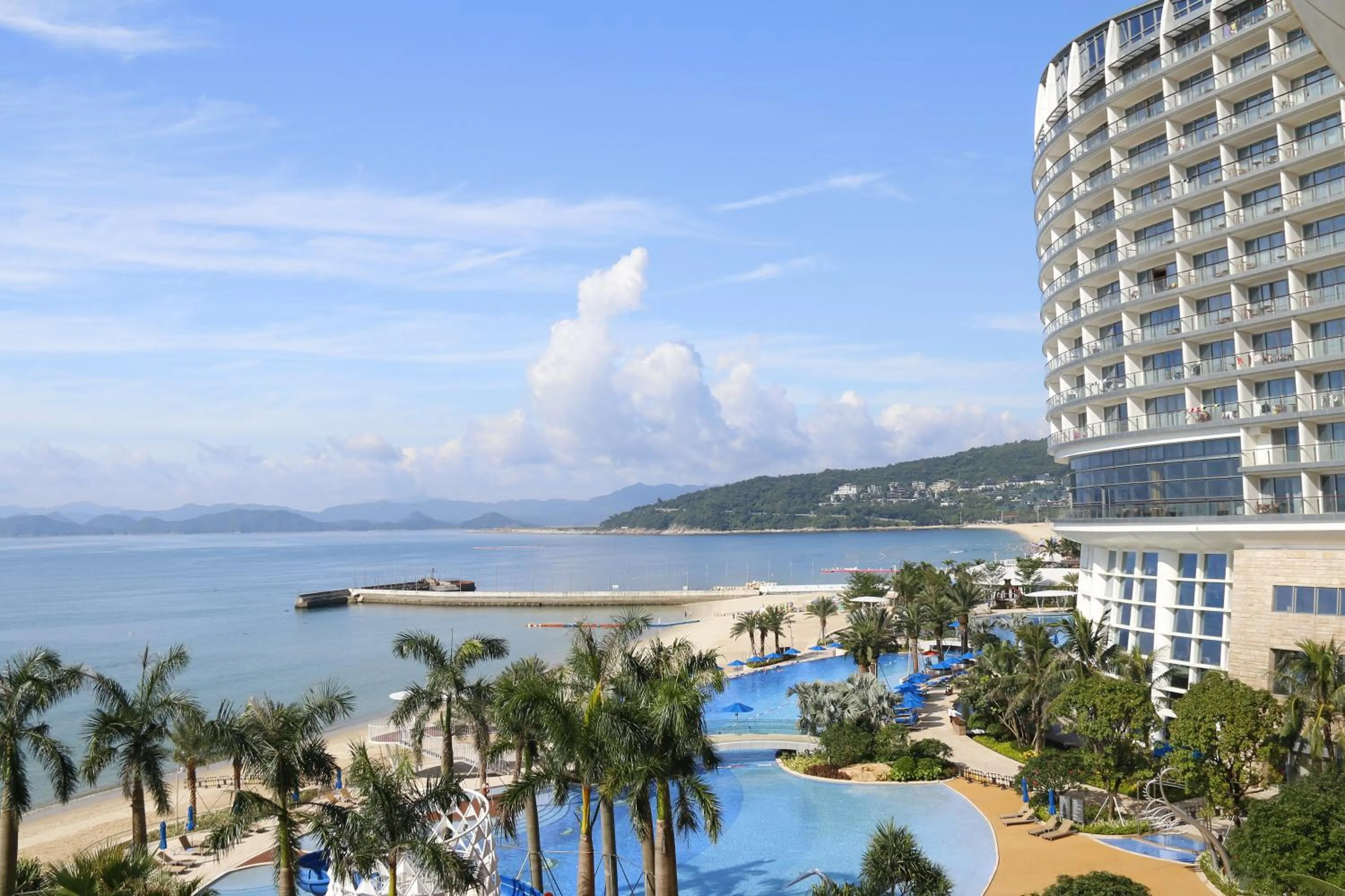Bird's eye view in Intercontinental Shenzhen Dameisha Resort by IHG