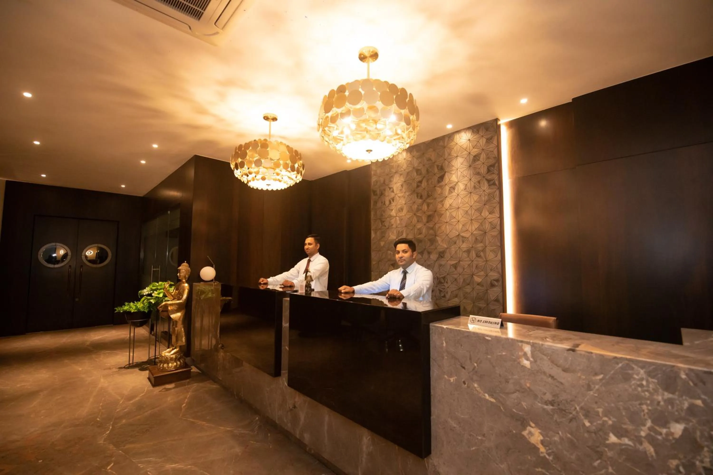 Lobby or reception in The Cindrella Hotel