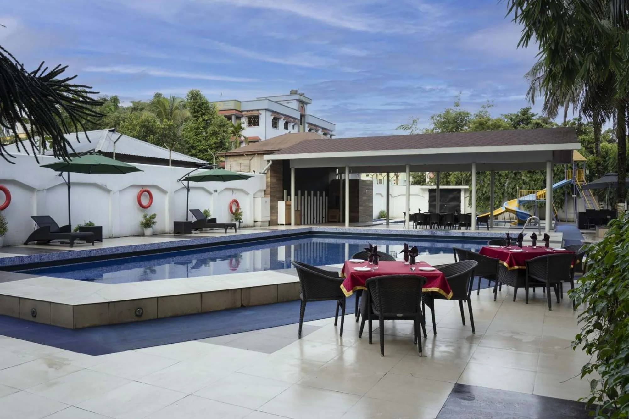 Seating area in The Cindrella Hotel
