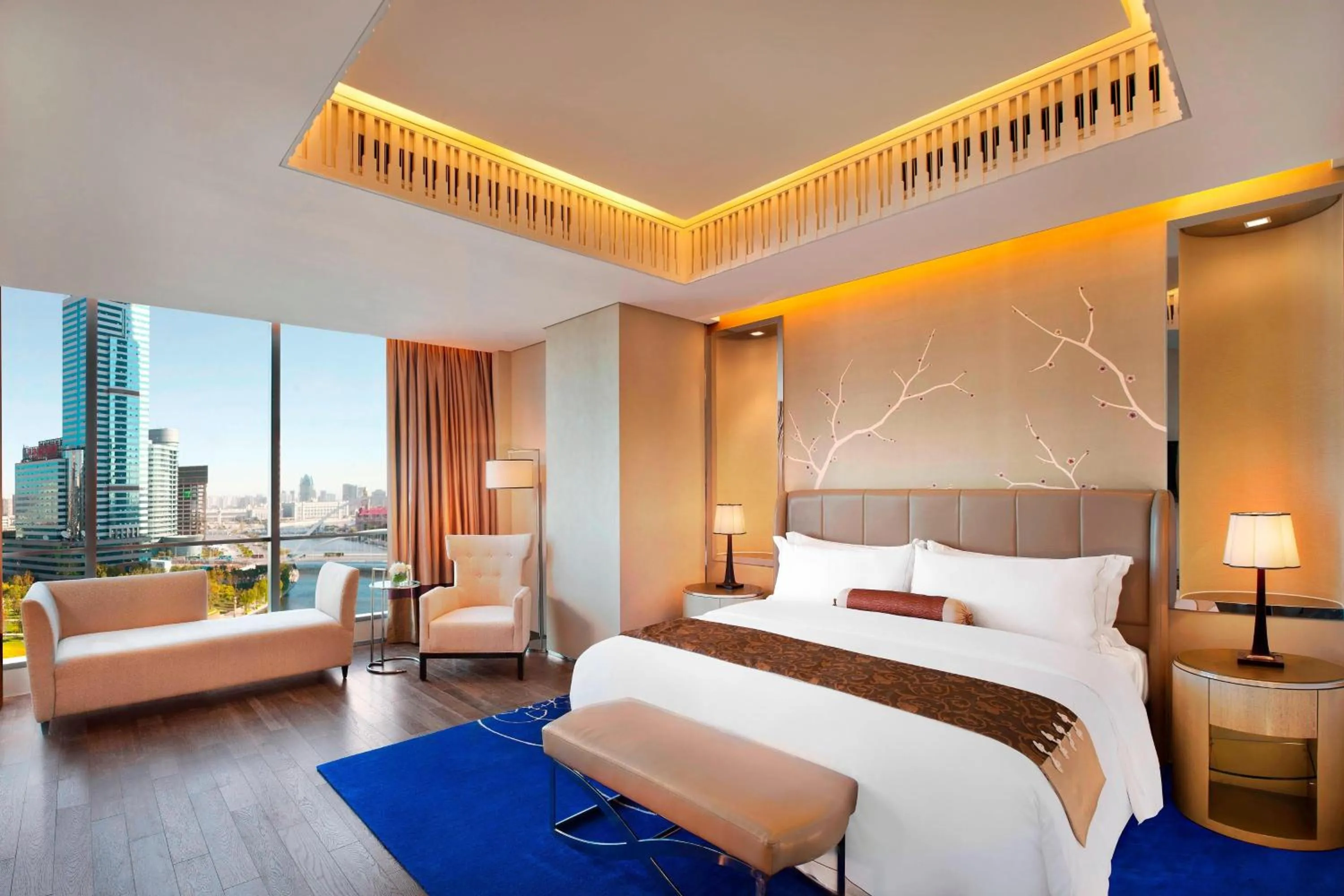 Bedroom, Bed in The St. Regis Tianjin