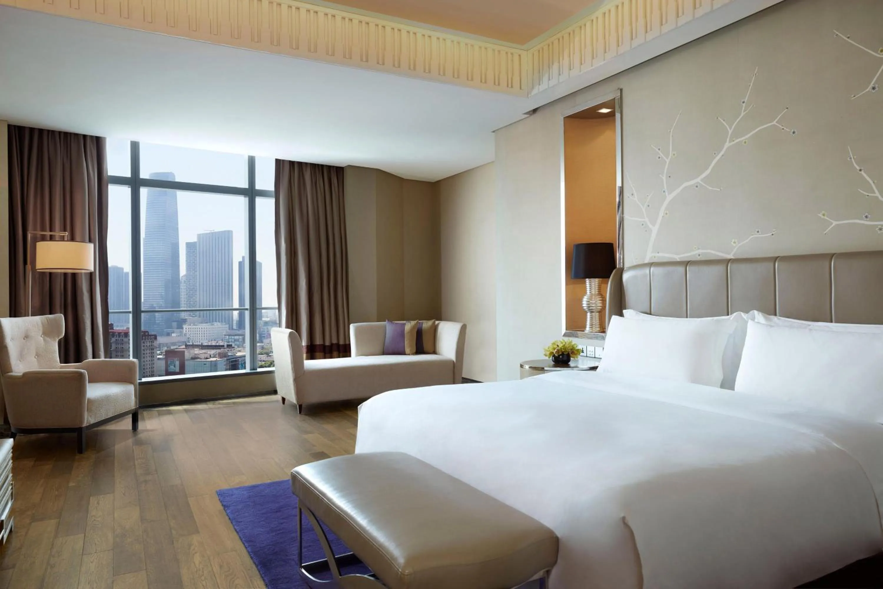 Bedroom, Bed in The St. Regis Tianjin
