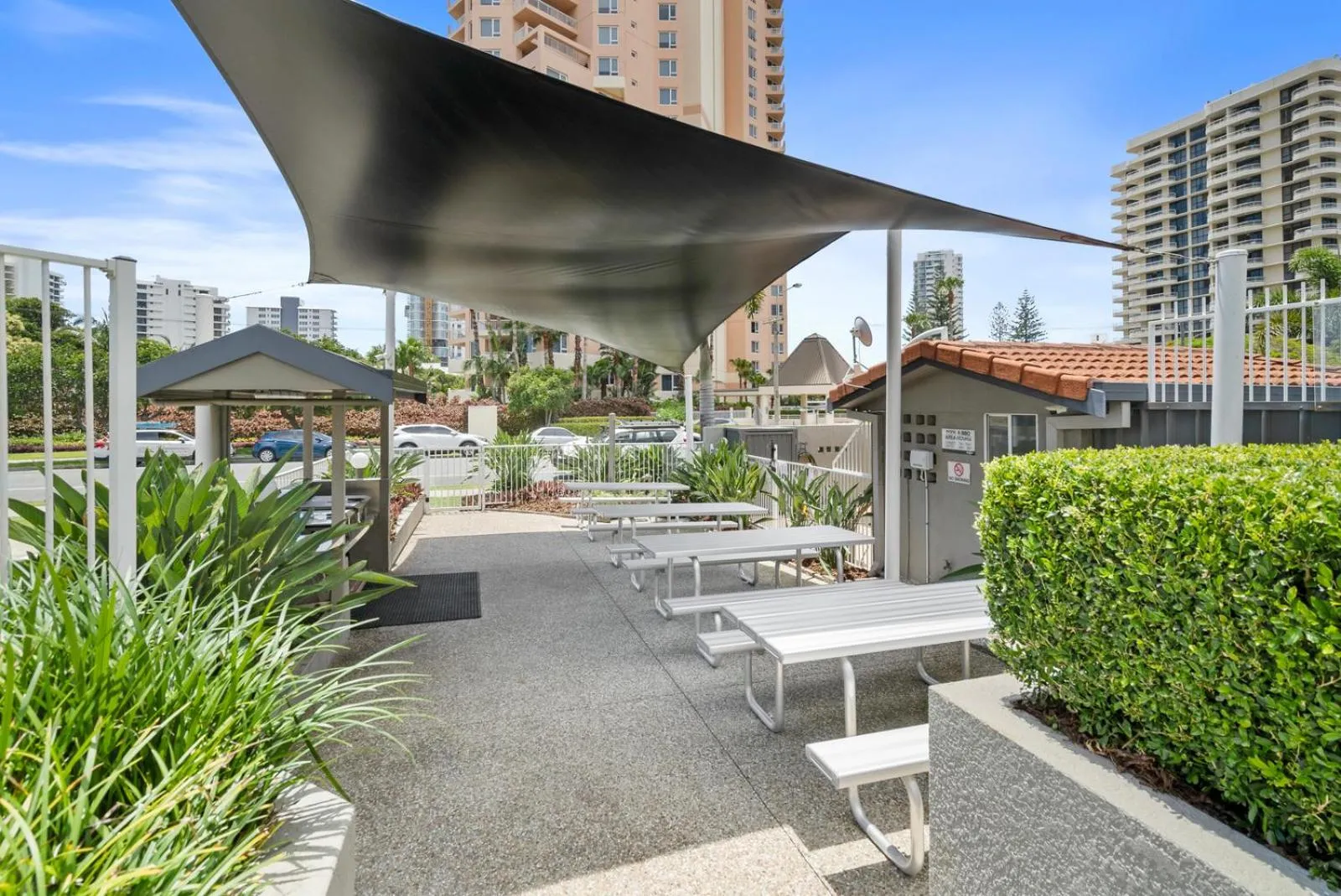 BBQ facilities in Markham Court