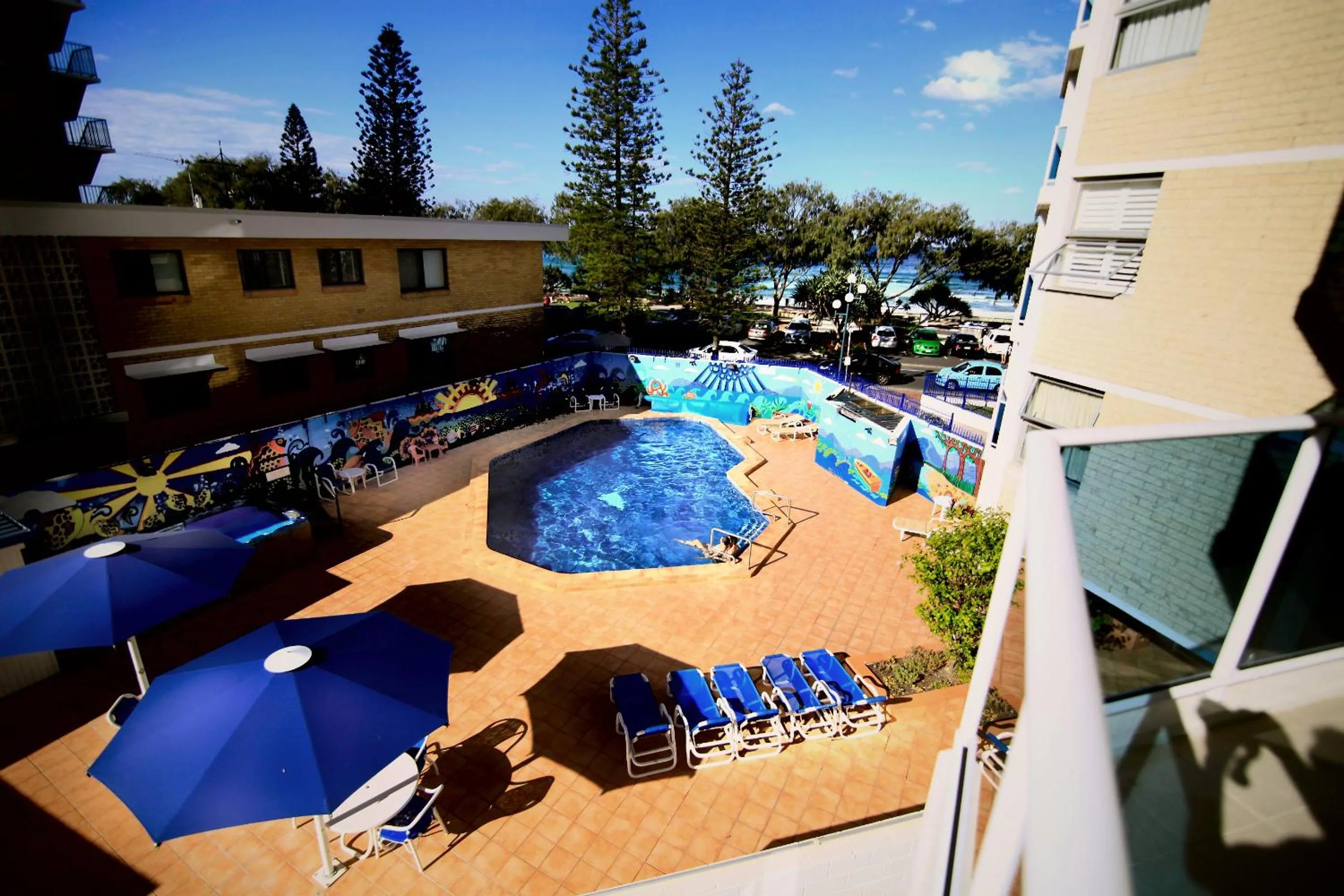 Balcony/Terrace in Grosvenor Beachfront Apartments Surfers Paradise