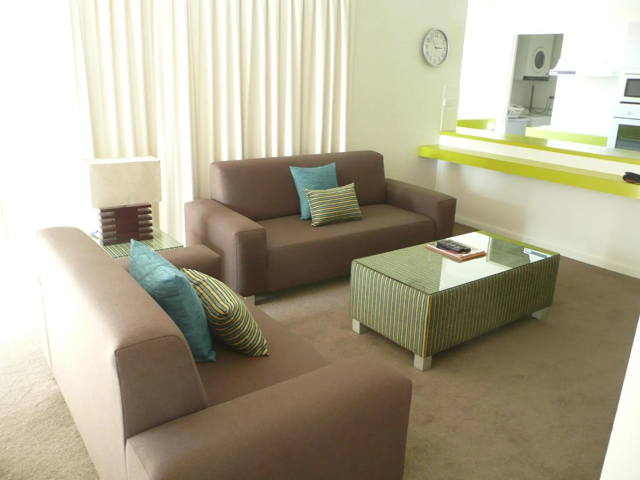 Living room in Grosvenor Beachfront Apartments Surfers Paradise