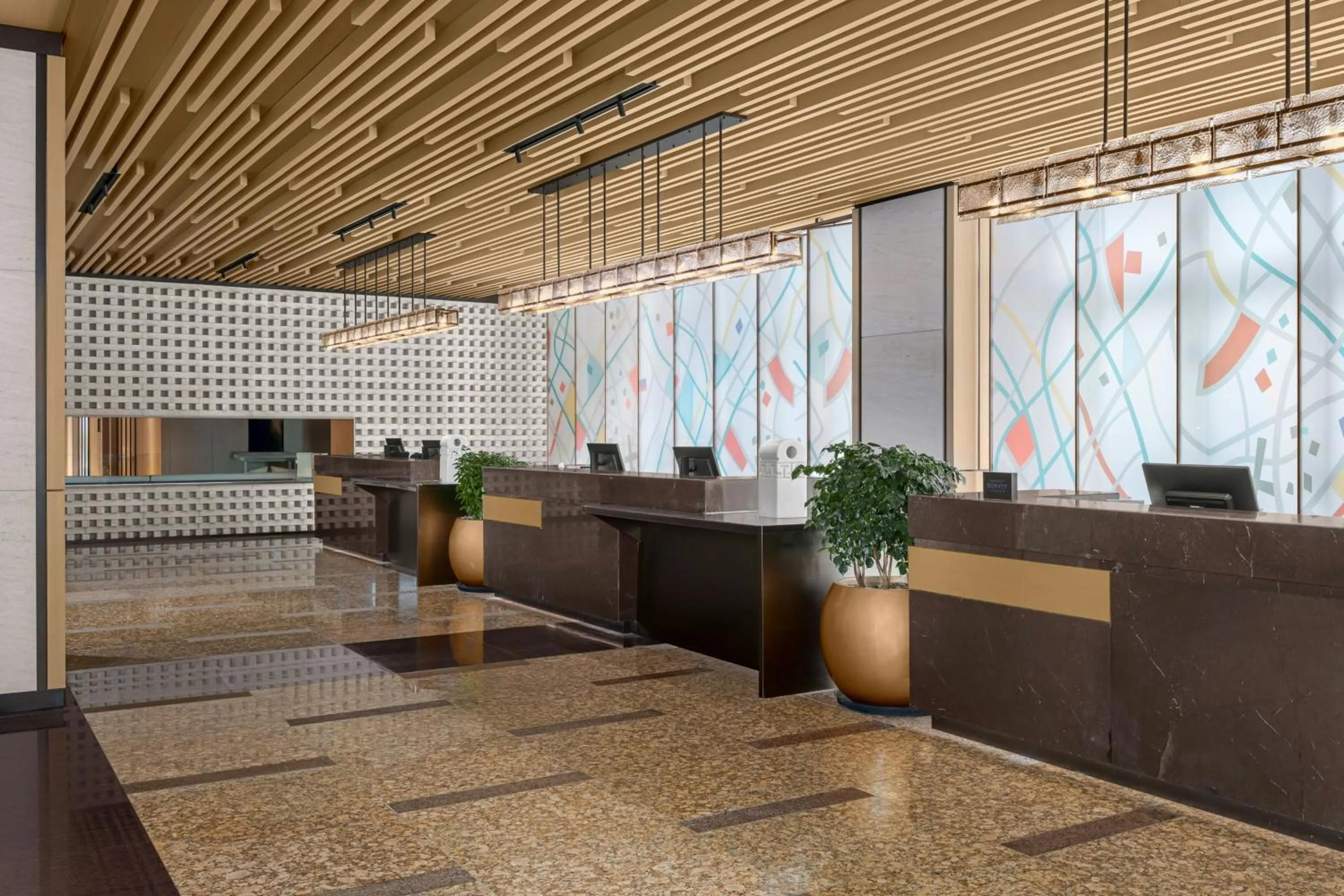 Lobby or reception in Le Méridien Shanghai Sheshan