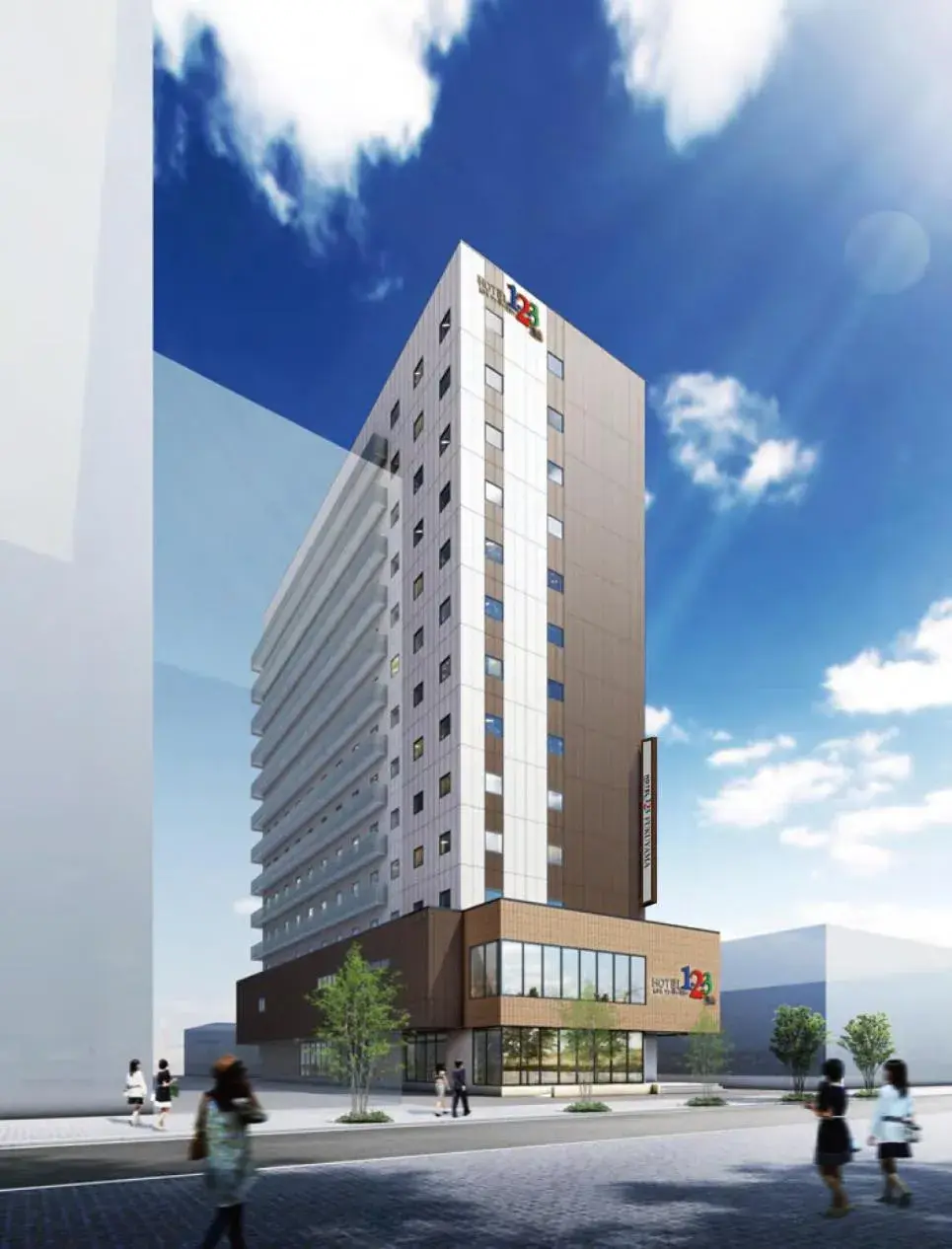 Property building in Hotel 1-2-3 Fukuyama Property building in Hotel 1-2-3 Fukuyama