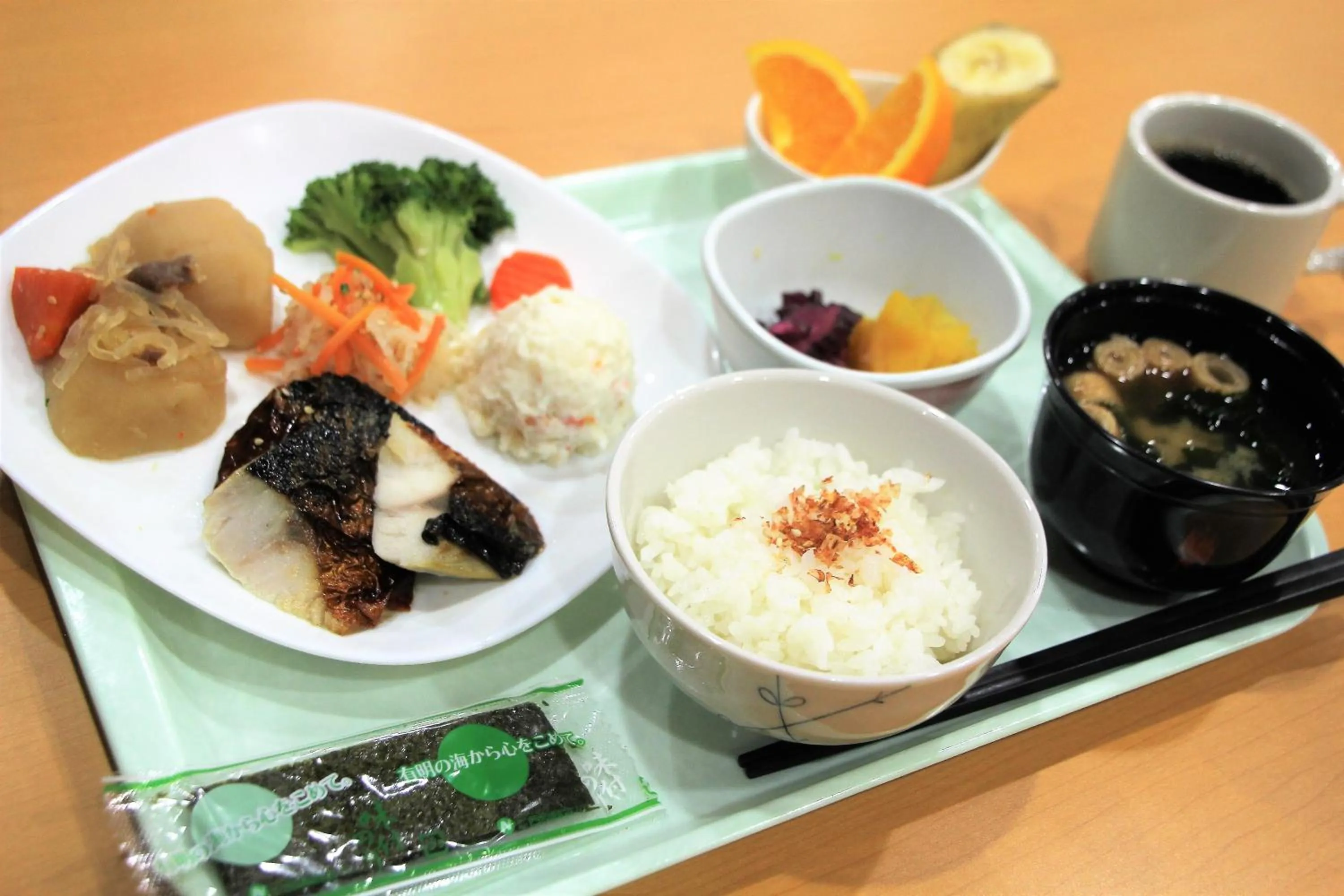 Food close-up in Hotel 1-2-3 Fukuyama