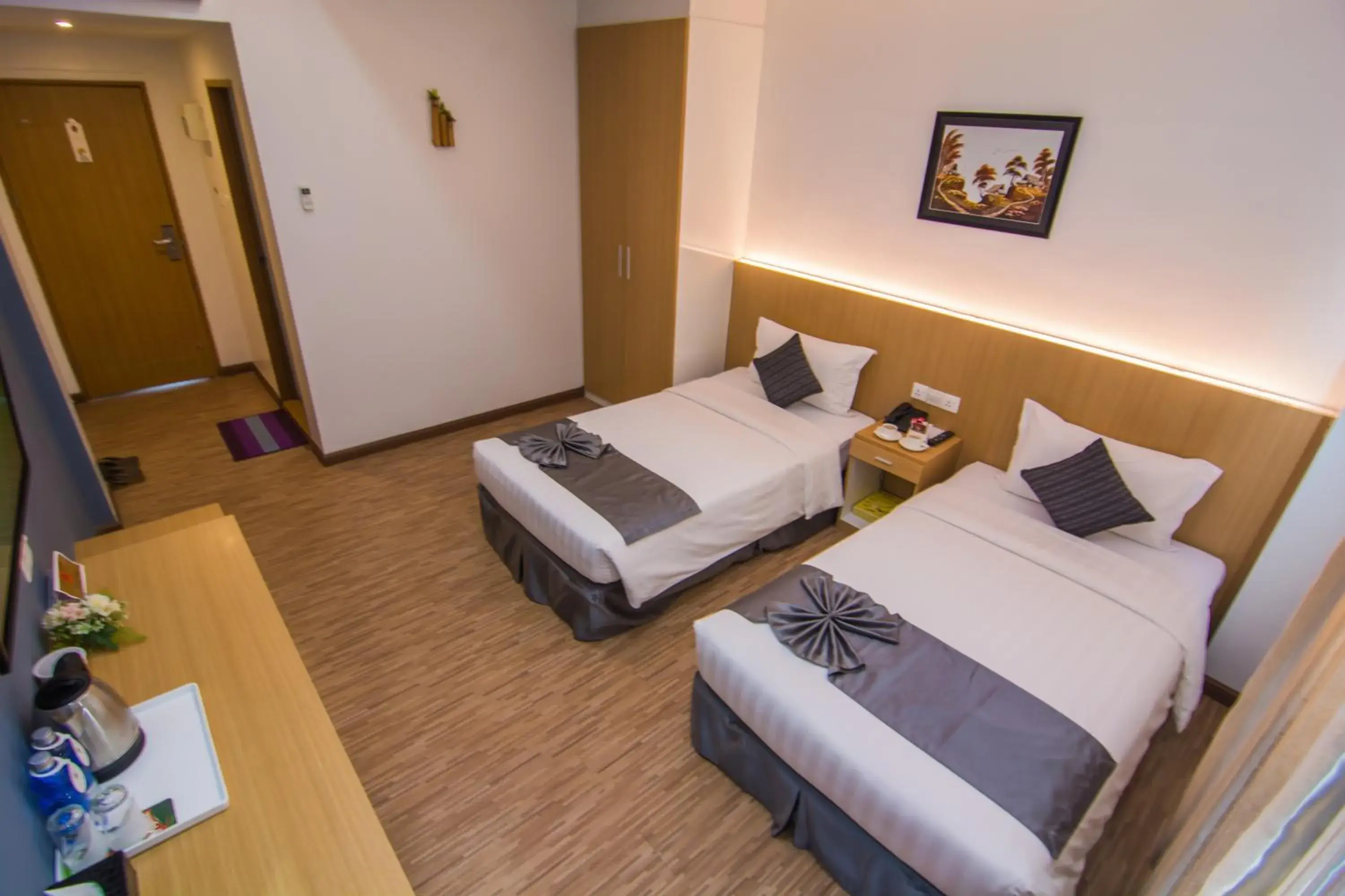 Bed in Botahtaung Hotel Bed in Botahtaung Hotel