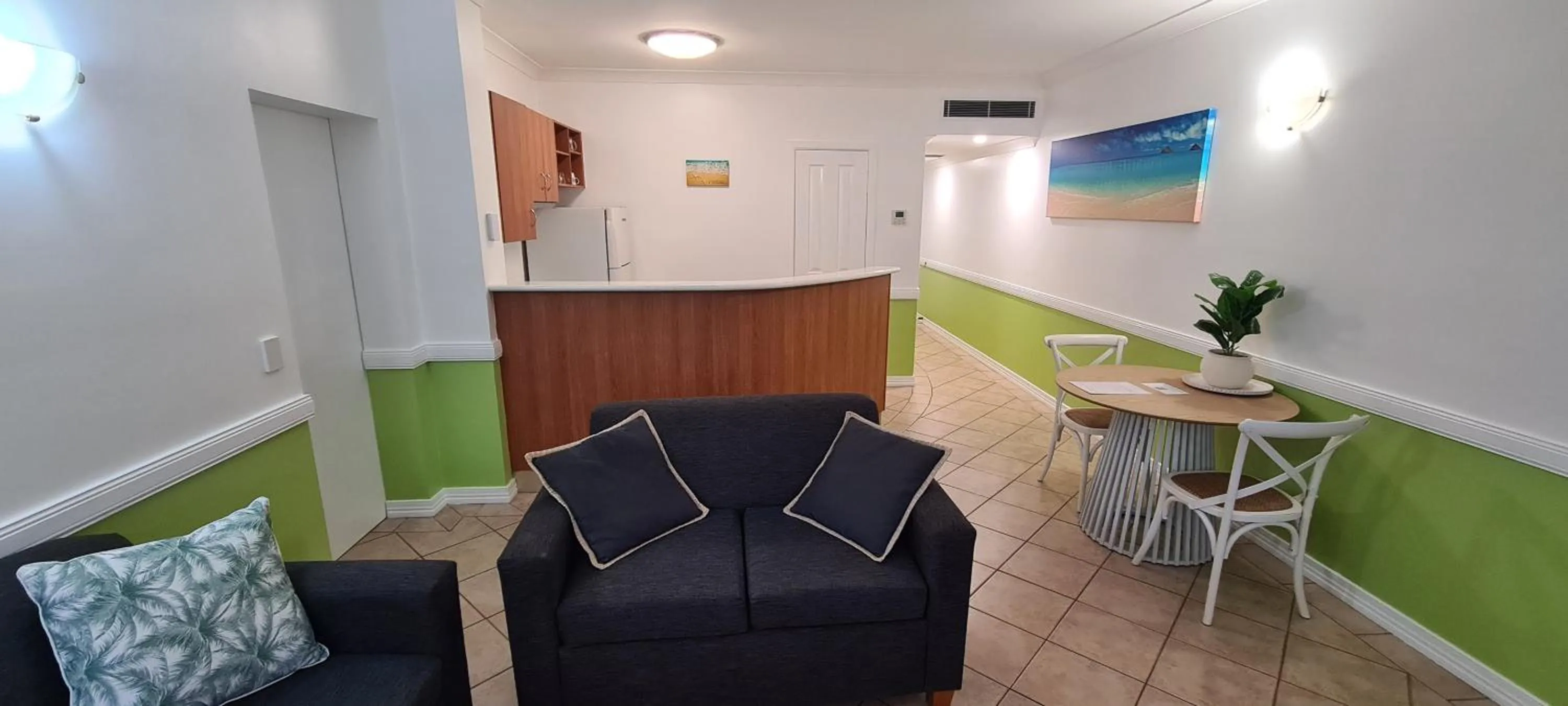 Living room in Waterfront Terraces