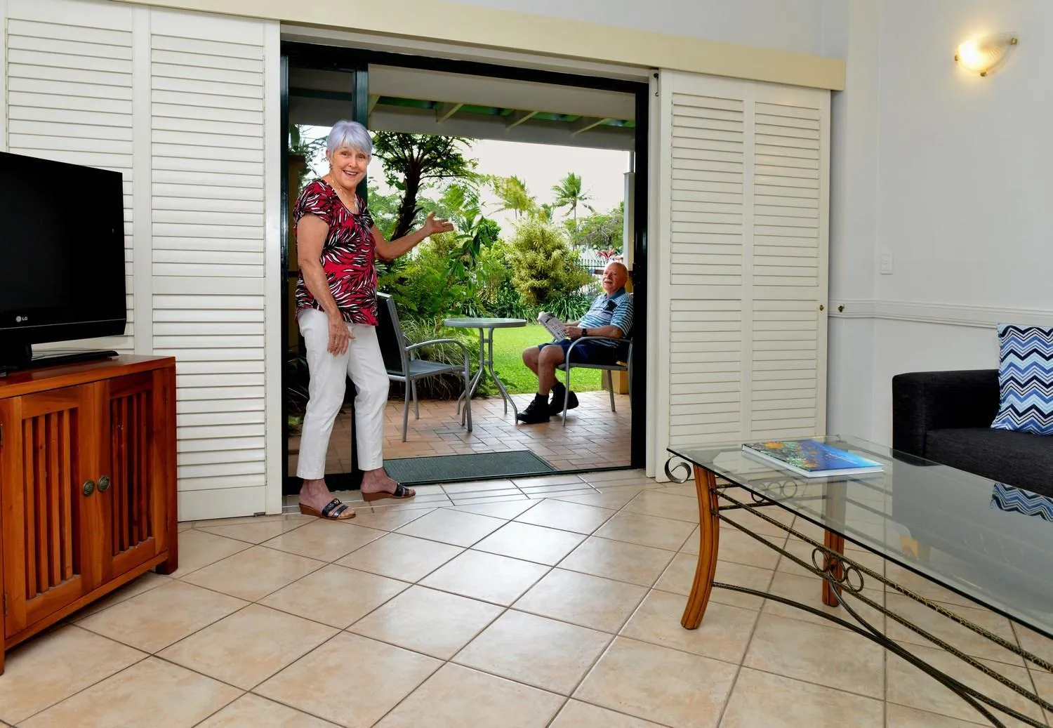Patio in Waterfront Terraces