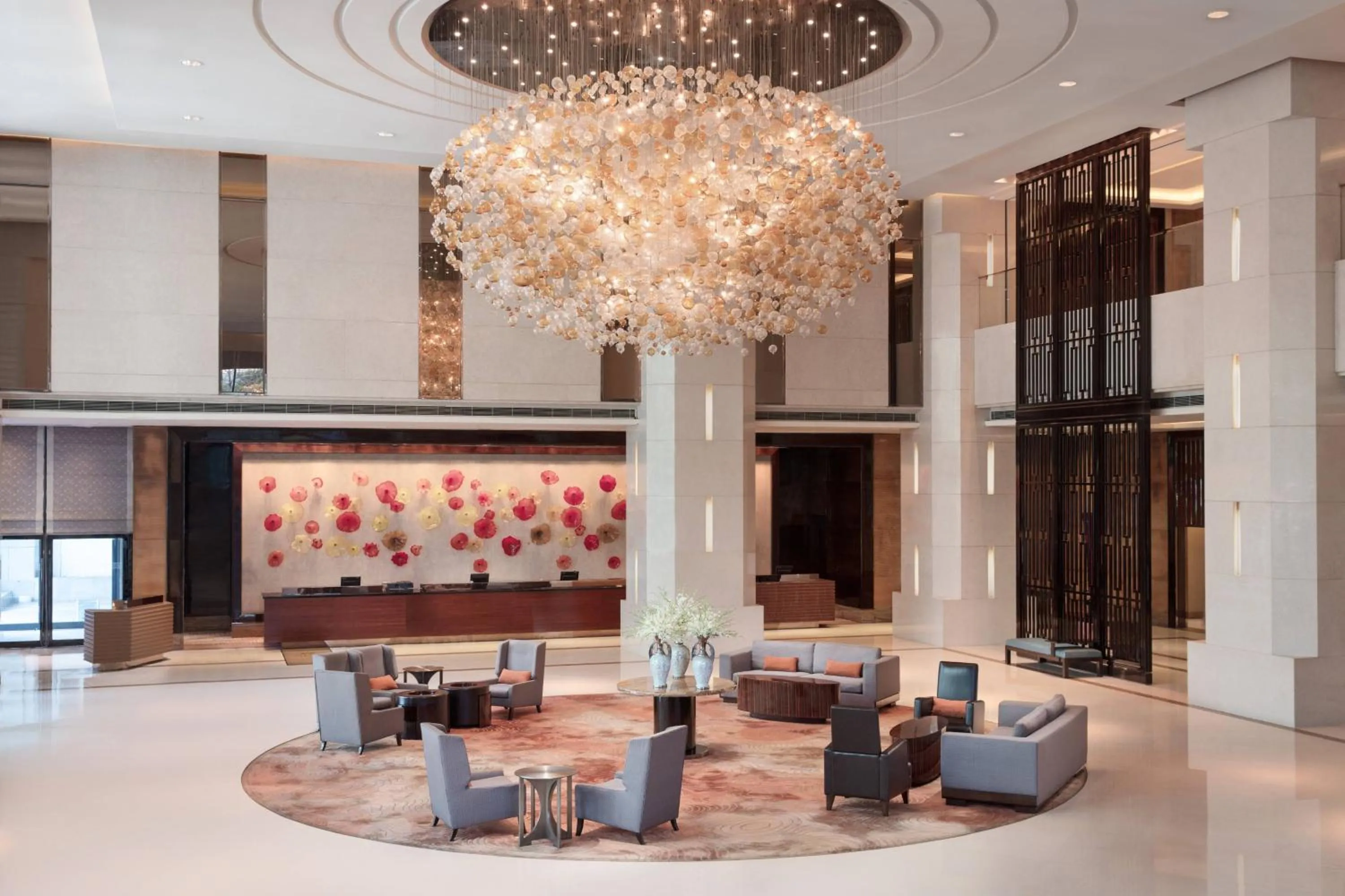 Lobby or reception in Sheraton Zhongshan Hotel