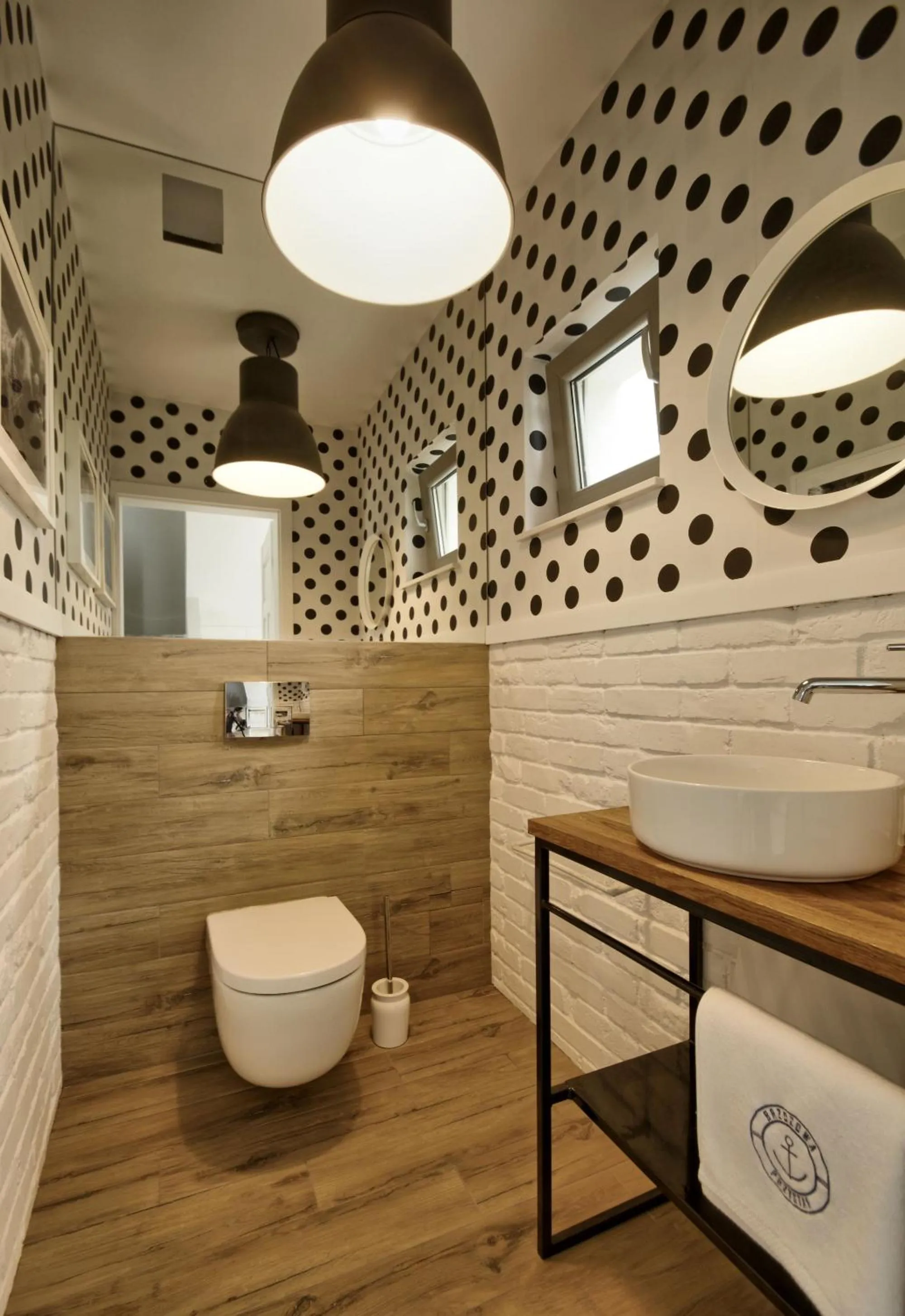 Toilet in KOMFORTOWE DOMKI Brzozowa Przystań nad morzem we Władysławowie