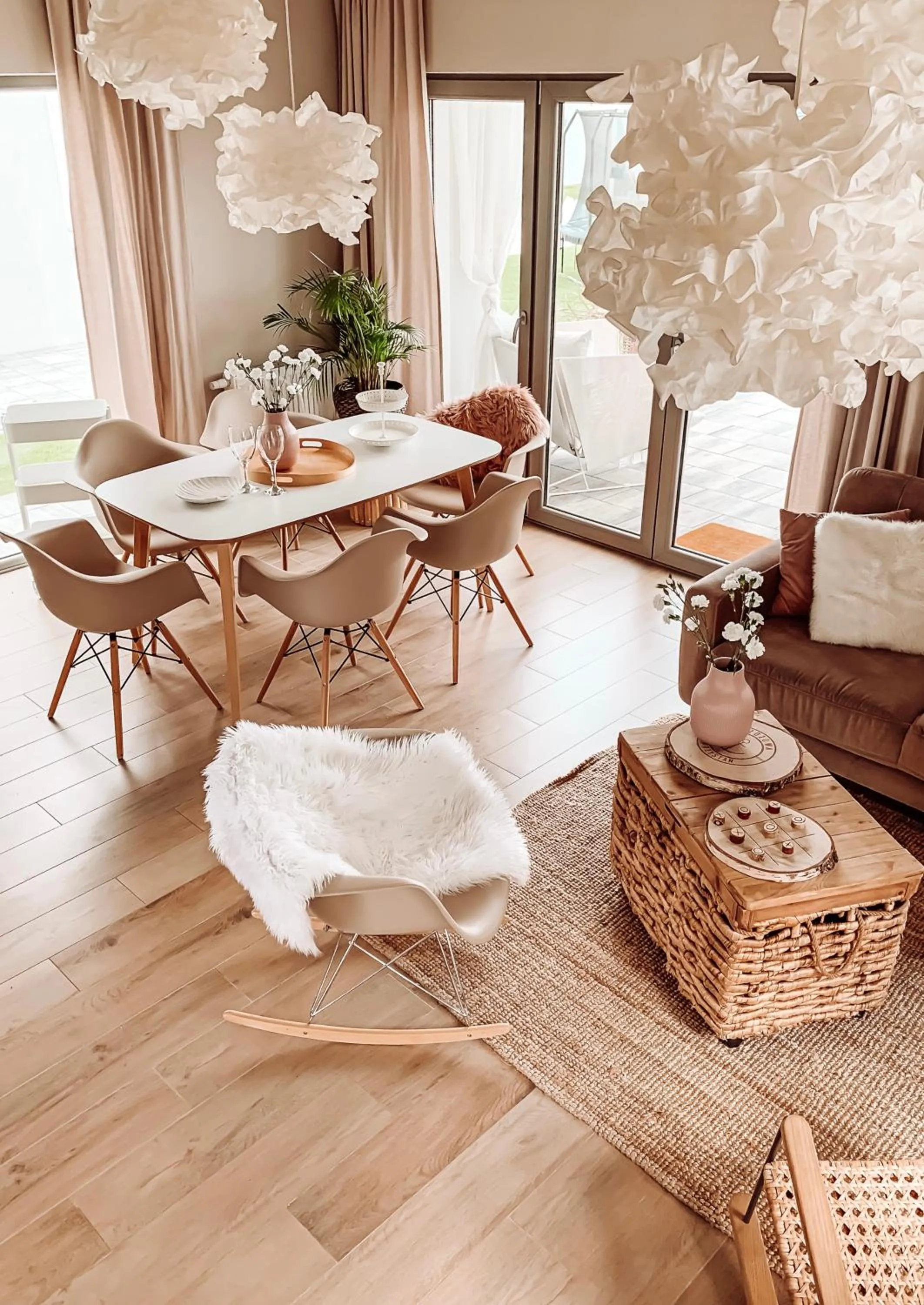 Living room in KOMFORTOWE DOMKI Brzozowa Przystań nad morzem we Władysławowie