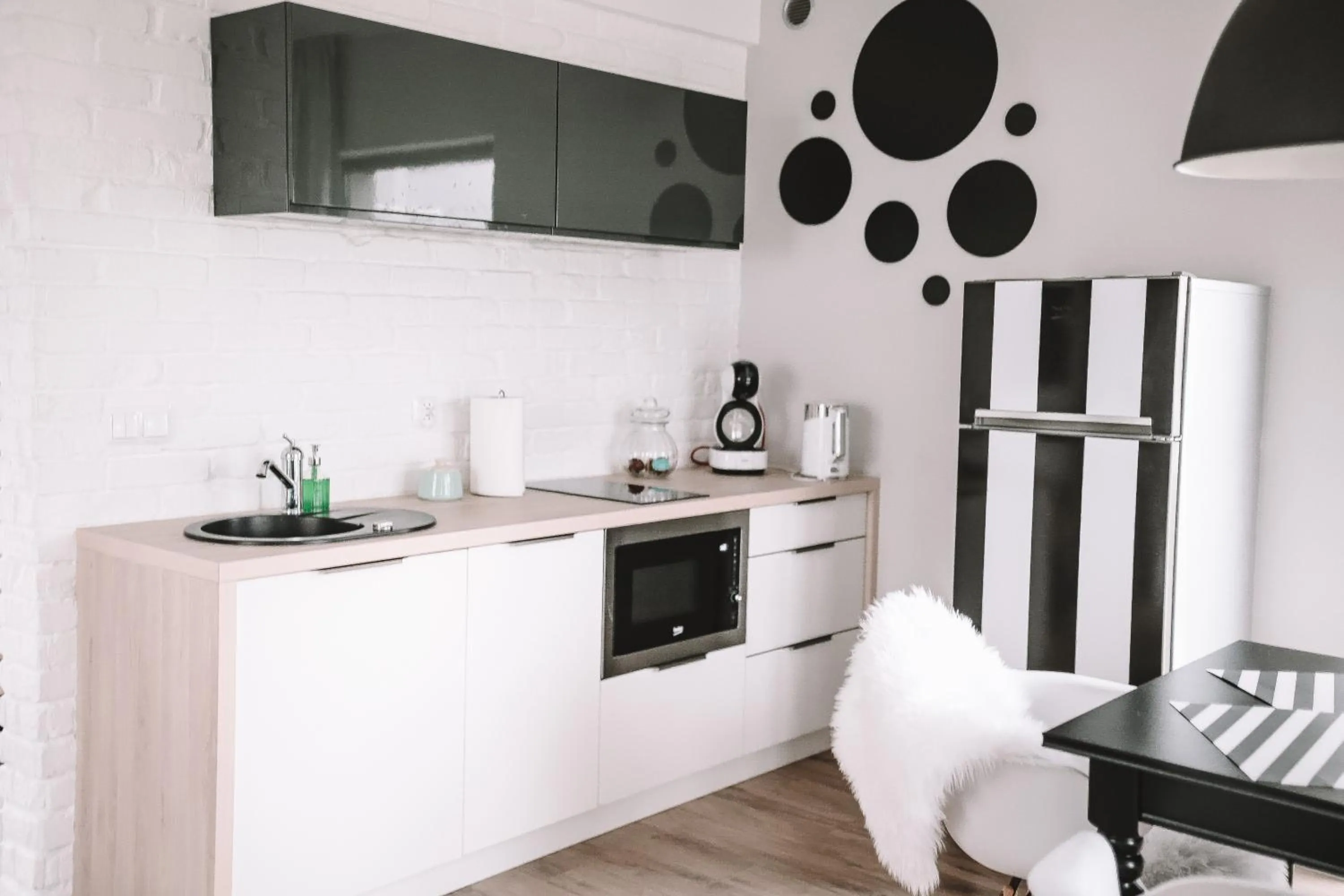 Coffee/tea facilities in KOMFORTOWE DOMKI Brzozowa Przystań nad morzem we Władysławowie