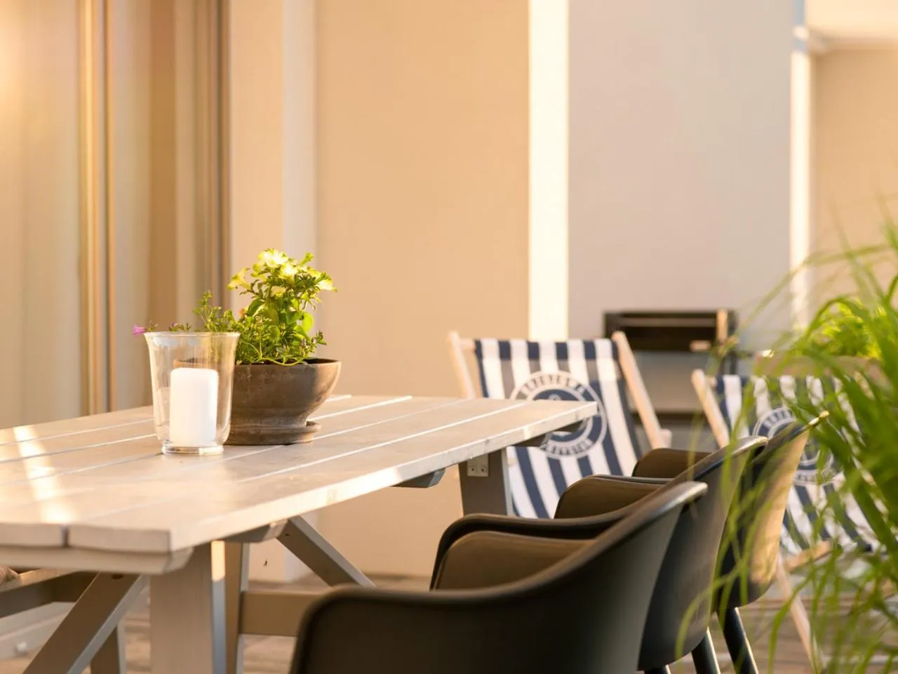 Seating area in KOMFORTOWE DOMKI Brzozowa Przystań nad morzem we Władysławowie