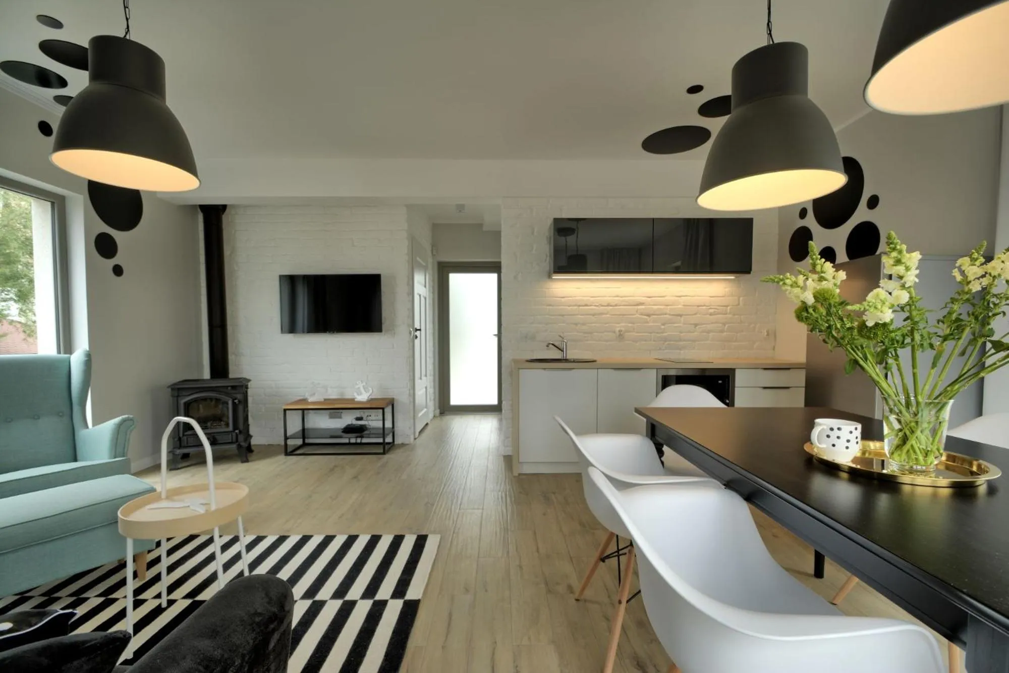 TV and multimedia in KOMFORTOWE DOMKI Brzozowa Przystań nad morzem we Władysławowie