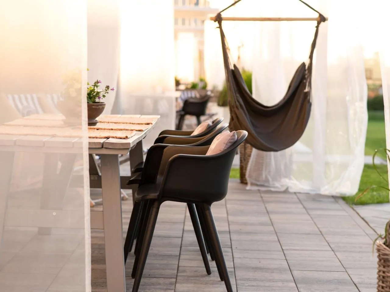 Day in KOMFORTOWE DOMKI Brzozowa Przystań nad morzem we Władysławowie