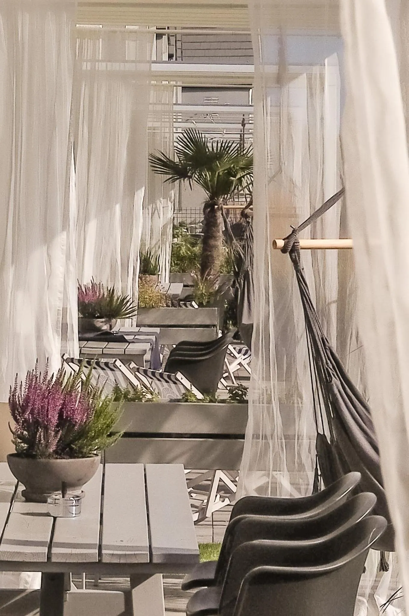 Garden in KOMFORTOWE DOMKI Brzozowa Przystań nad morzem we Władysławowie