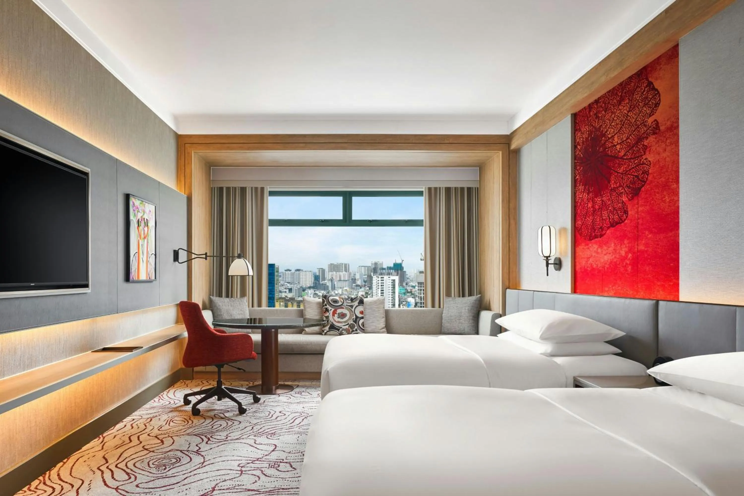 Photo of the whole room, Bed in Sheraton Saigon Grand Opera Hotel