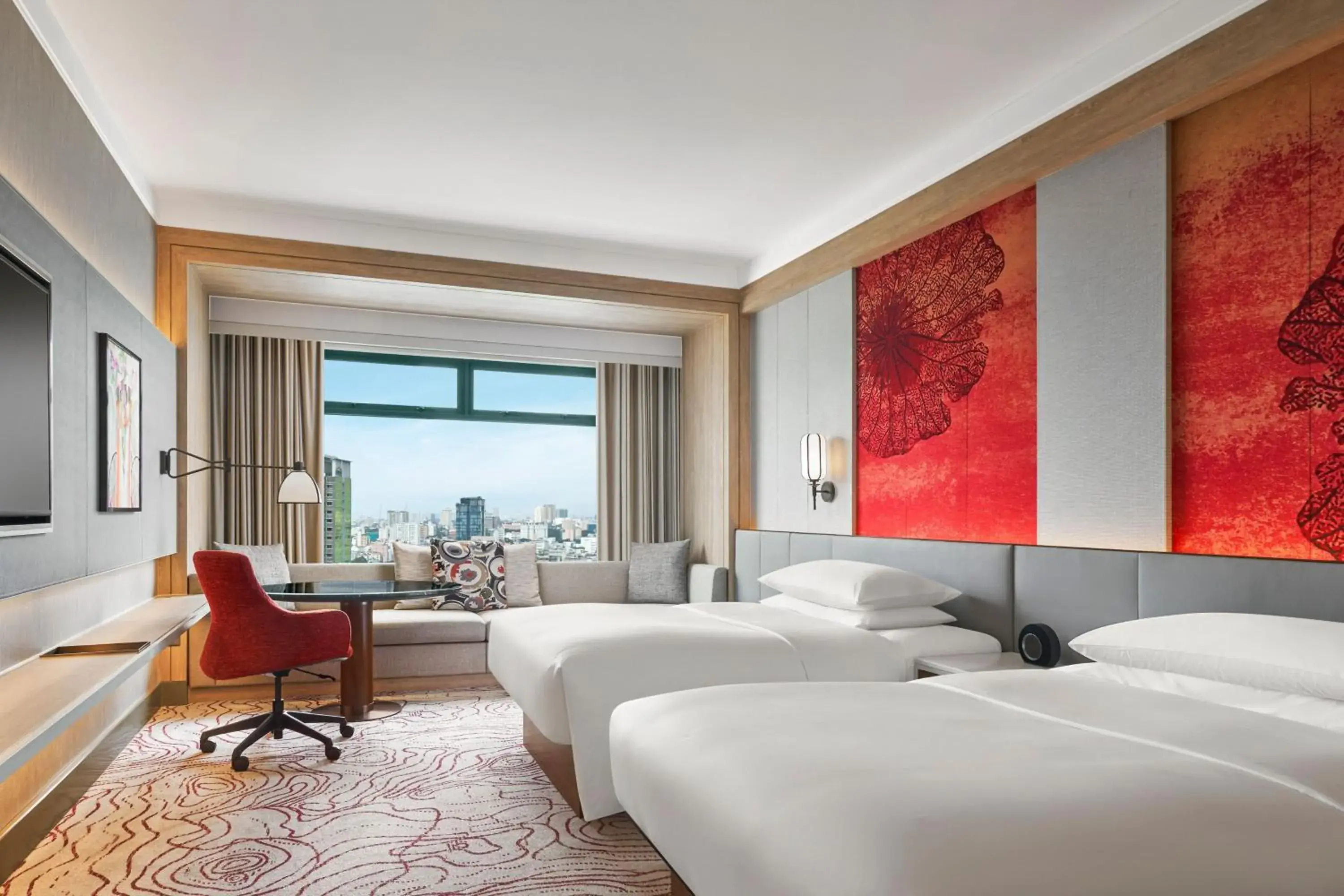 Club Studio Twin, Club lounge access, Larger Guest room, 2 Double in Sheraton Saigon Hotel & Towers Club Studio Twin, Club lounge access, Larger Guest room, 2 Double in Sheraton Saigon Hotel & Towers