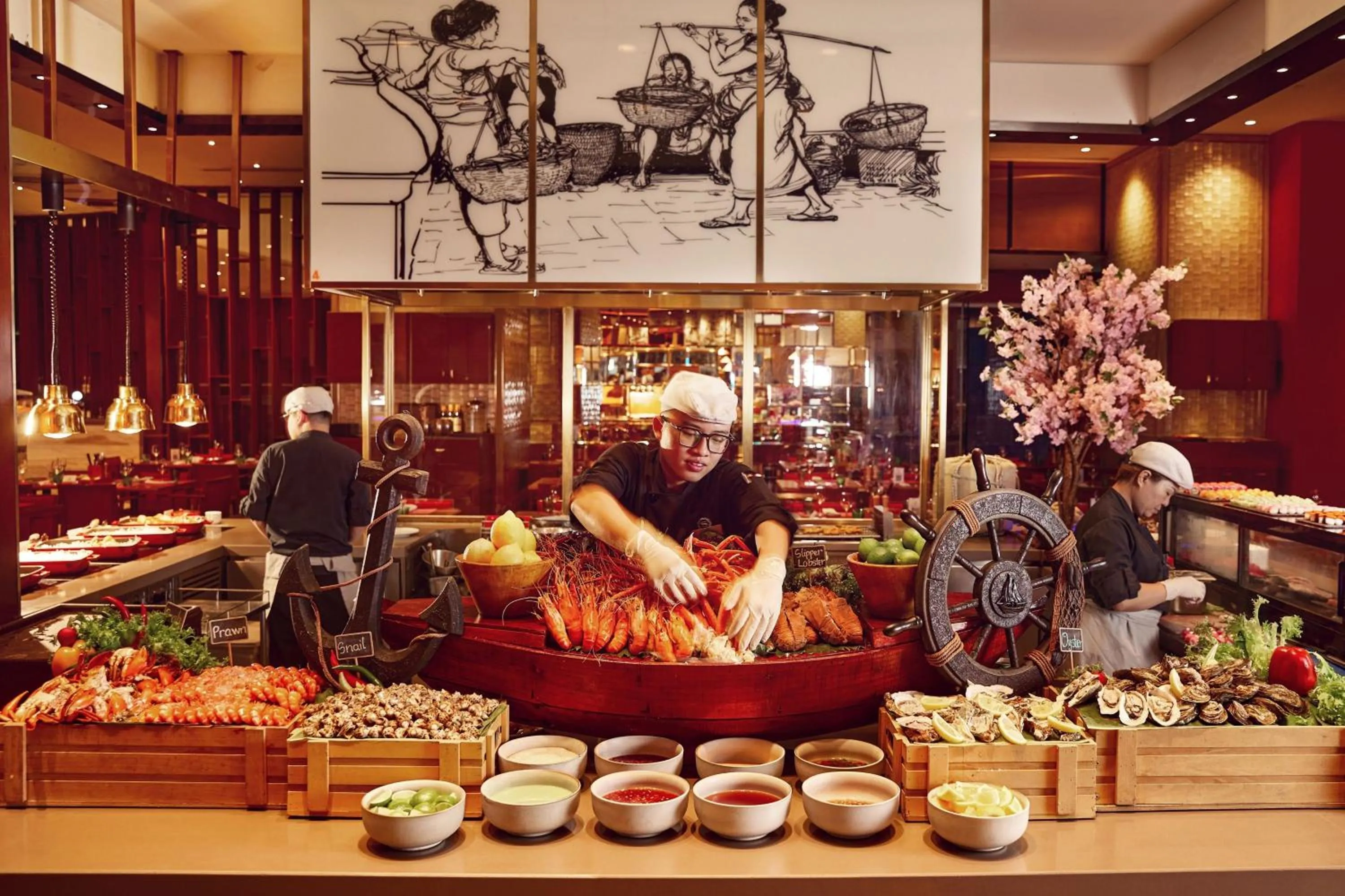 Restaurant/places to eat in Sheraton Saigon Grand Opera Hotel