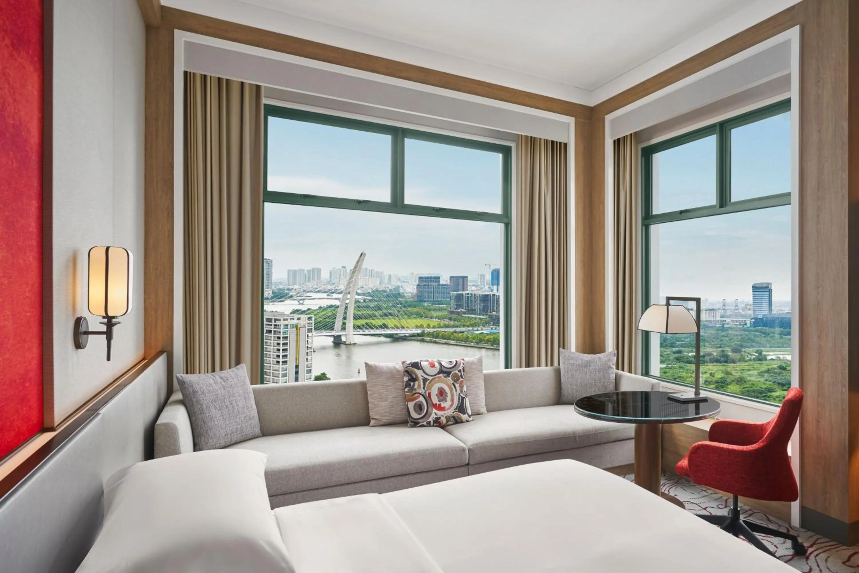 Photo of the whole room, Bed in Sheraton Saigon Grand Opera Hotel