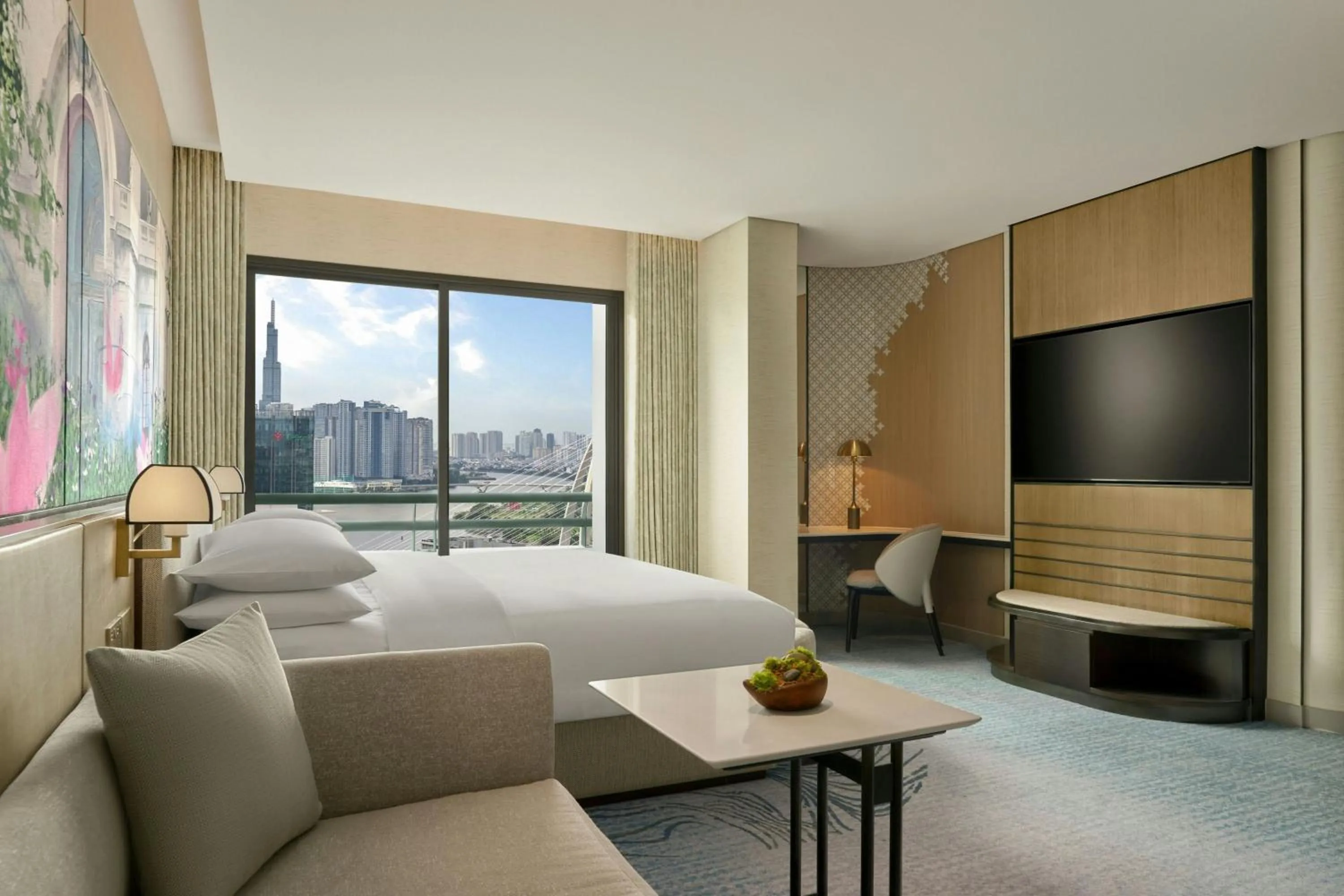 Bedroom, Bed in Sheraton Saigon Grand Opera Hotel