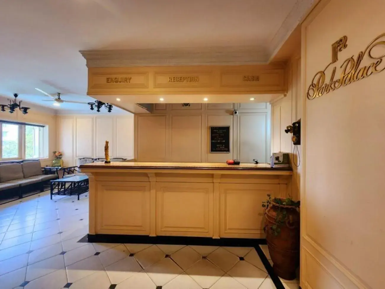 Lobby or reception in Park Palace Hotel Lobby or reception in Park Palace Hotel