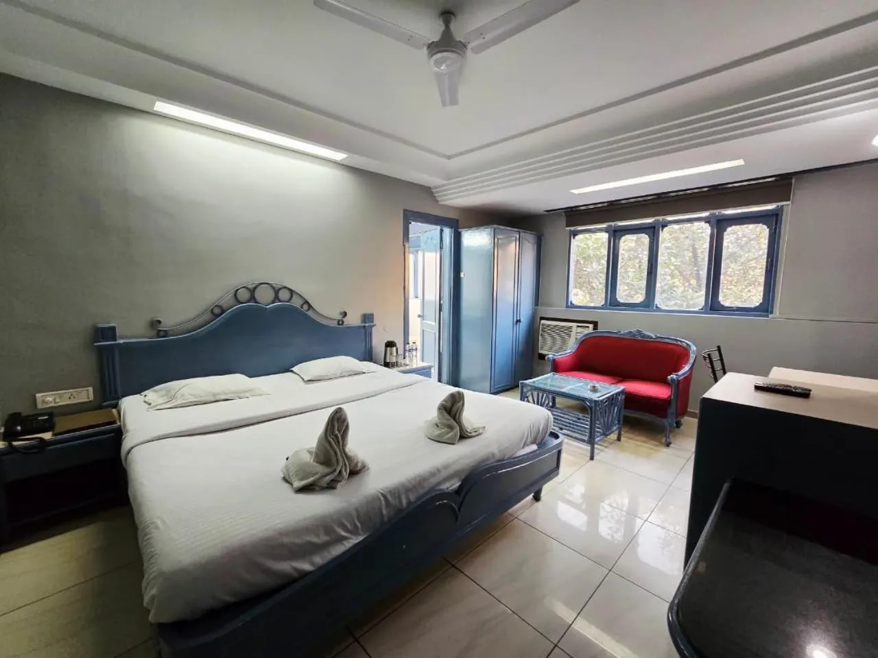 Bed in Park Palace Hotel