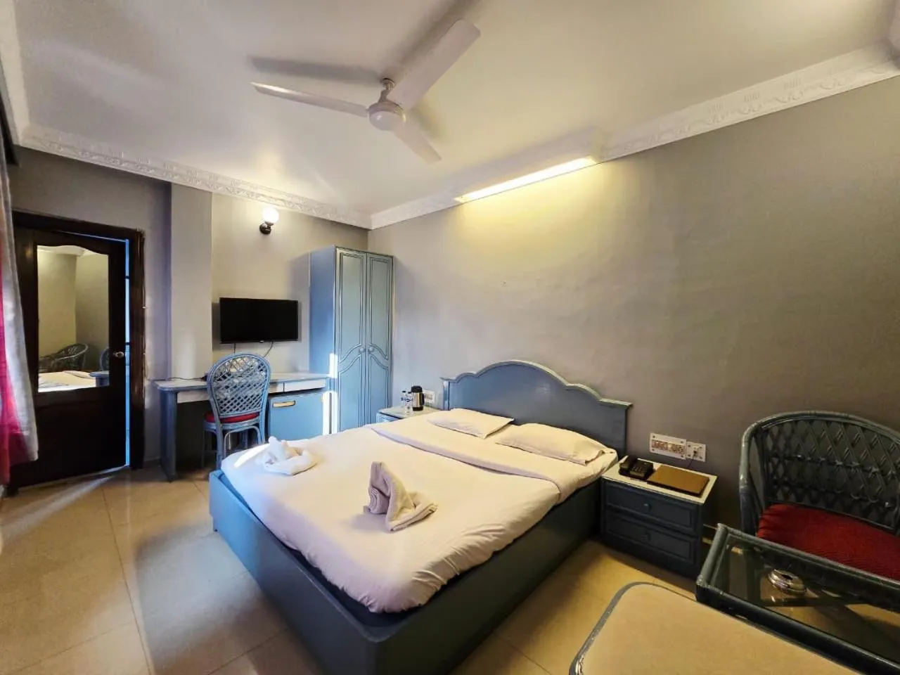 Bed in Park Palace Hotel