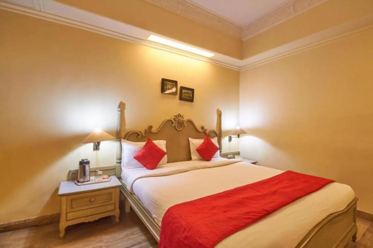 Bed in Park Palace Hotel